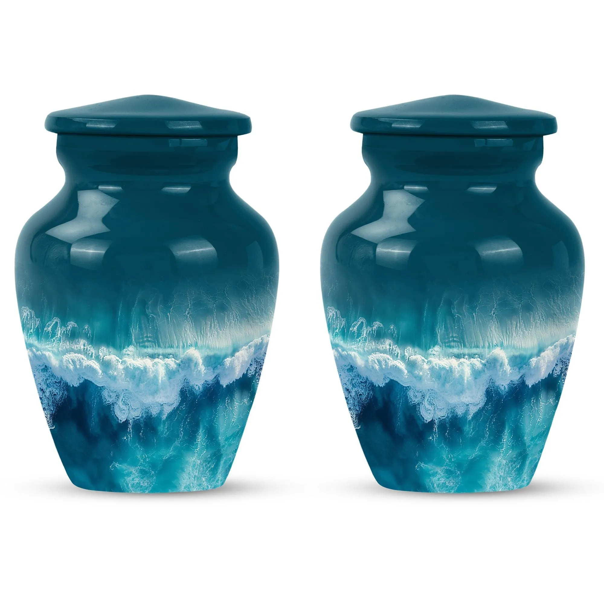 Ocean Waves : Cremational Keepsake with Butterfly Theme