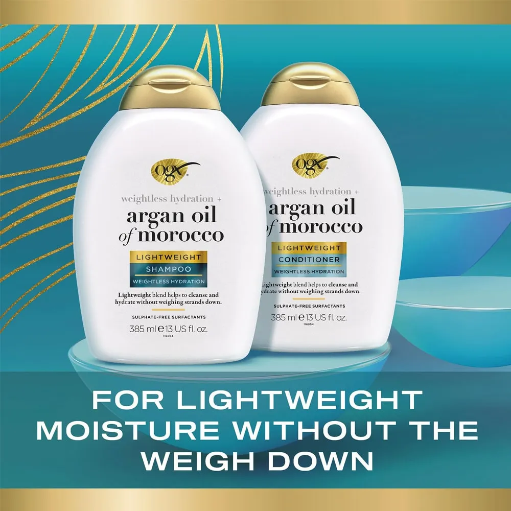 OGX Conditioner Weightless Hydration   Argan Oil Of Morocco 385ml
