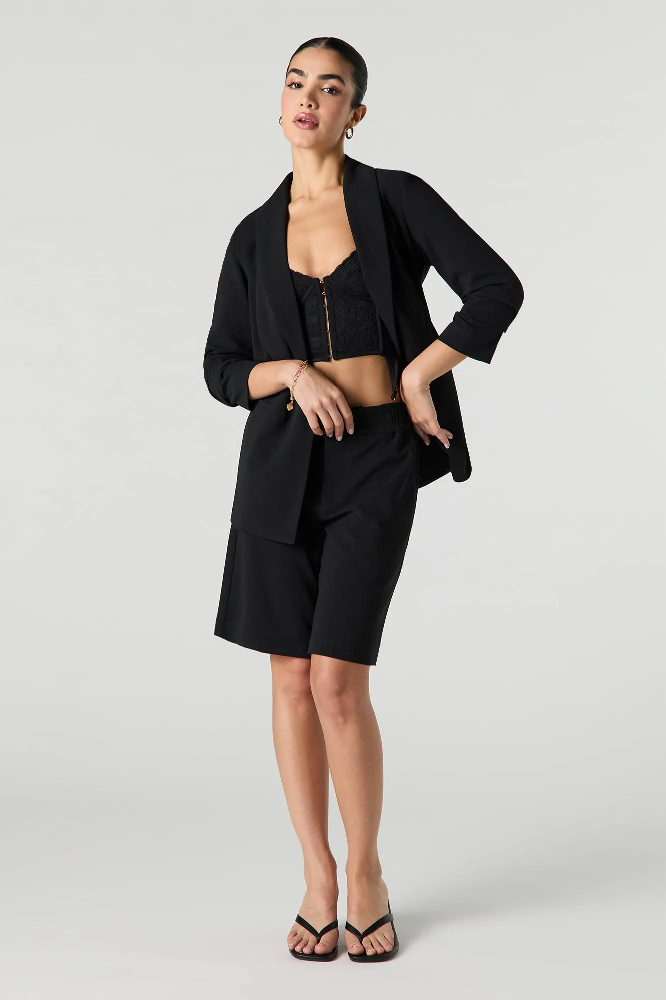 Open Front Blazer