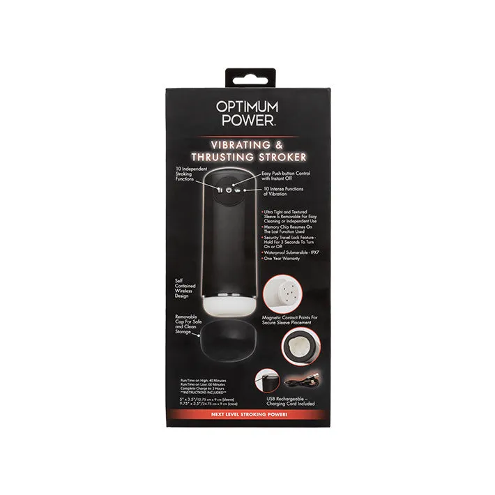 Optimum Power Vibrating & Thrusting Stroker