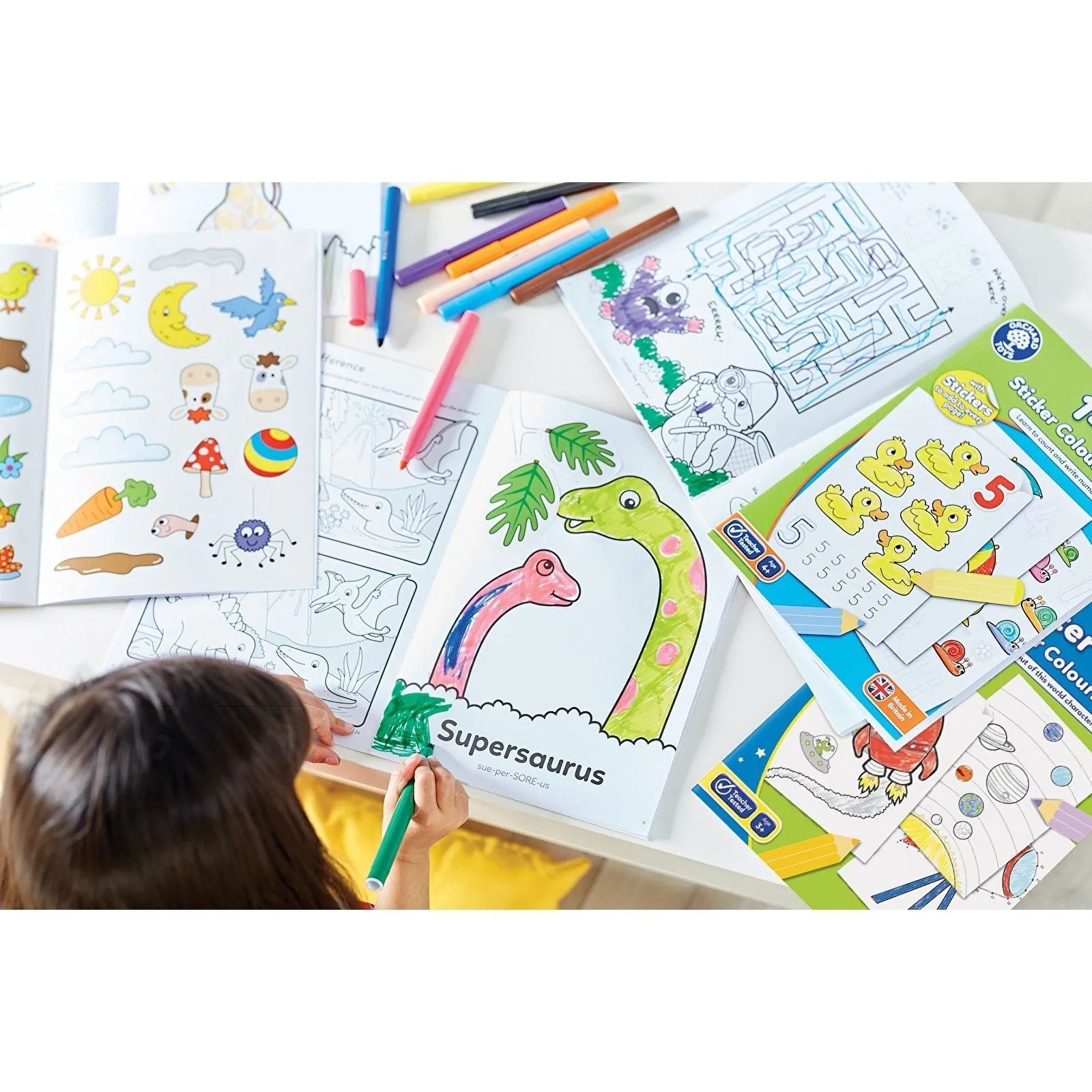 Orchard Toys Animals and Farmyard Colouring Books