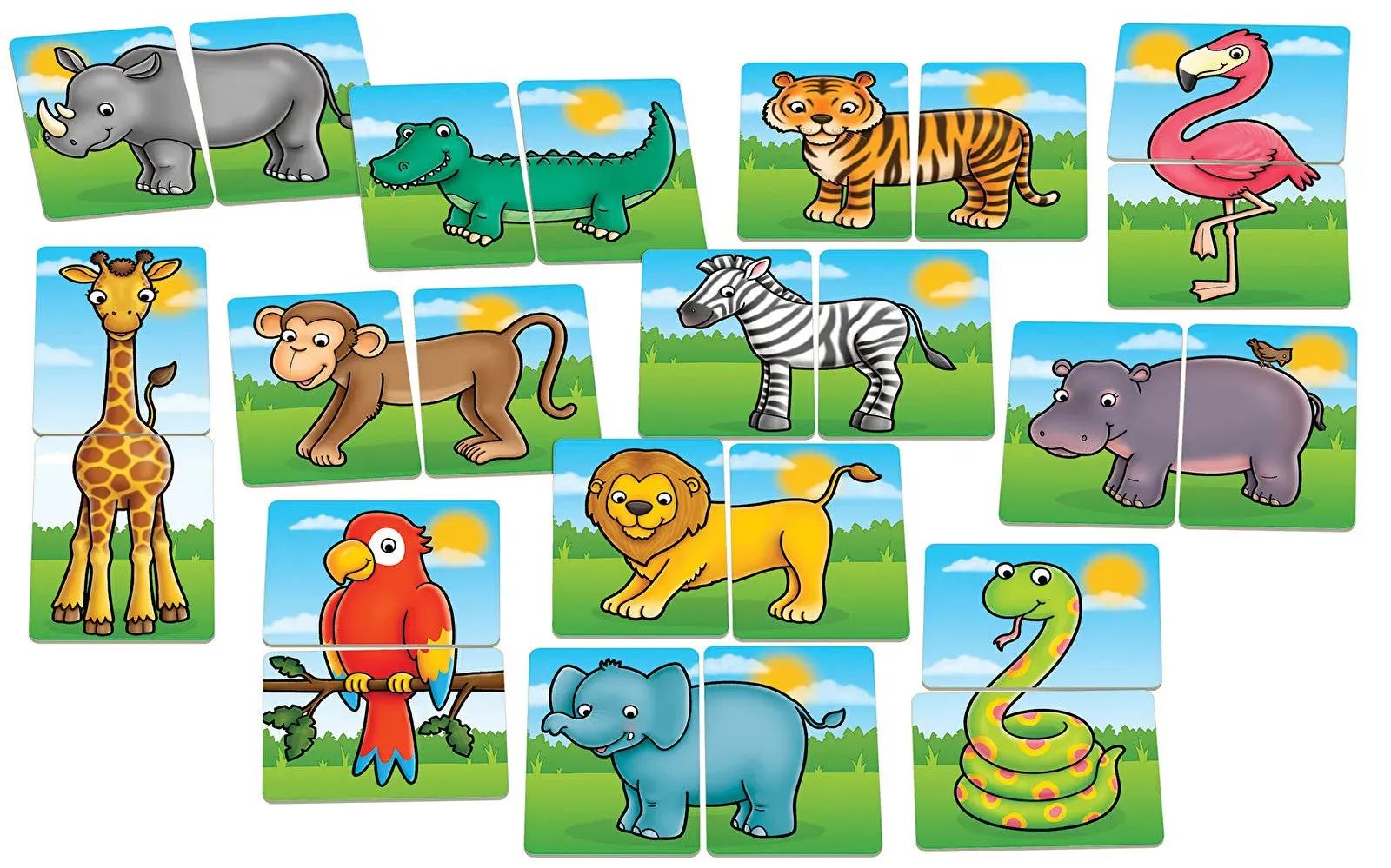 Orchard Toys Jungle Heads and Tails Game