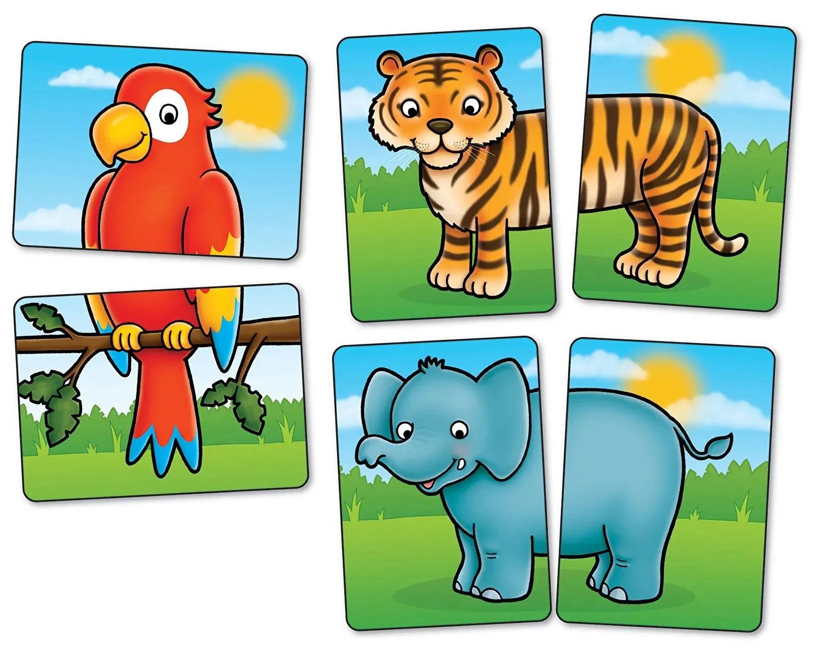 Orchard Toys Jungle Heads and Tails Game