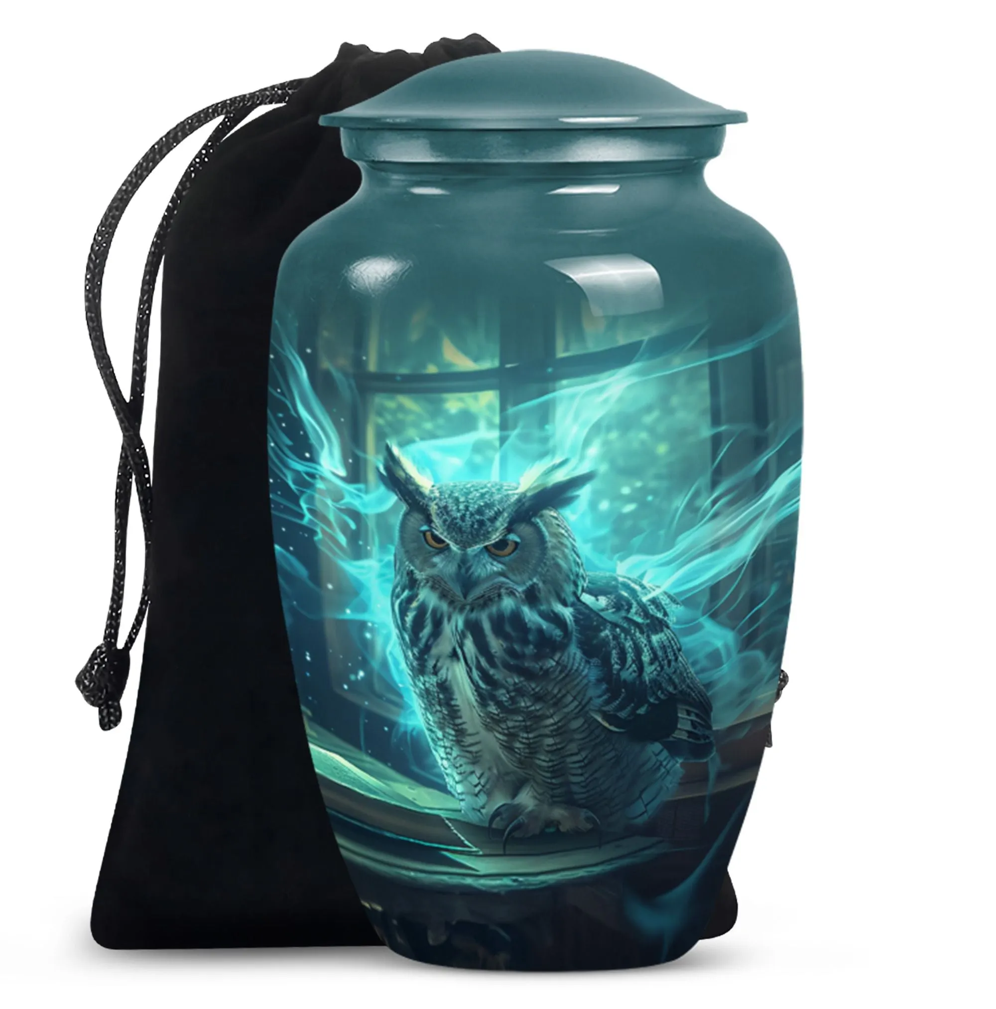 Owl Cremation Urn -Keepsake And Large Cremation Urn For Ashes