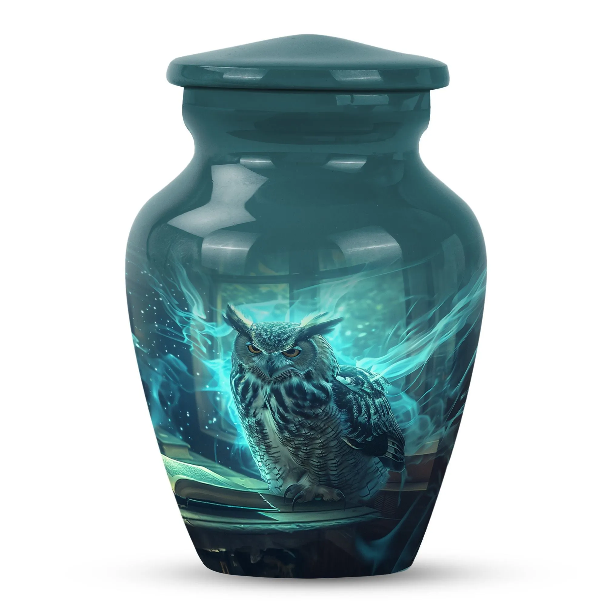 Owl Cremation Urn -Keepsake And Large Cremation Urn For Ashes