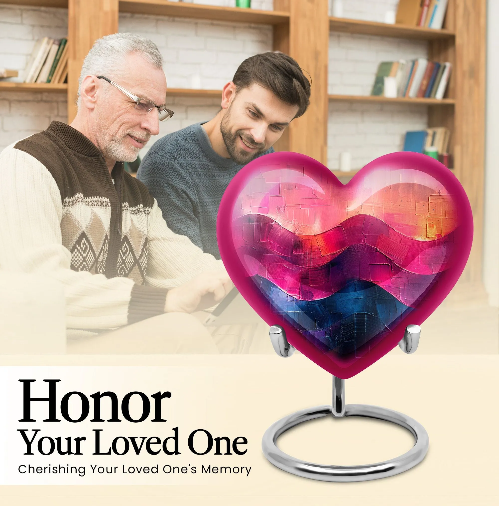 Pattern Urn Eminence - Cremation Urn for Men memorial urn