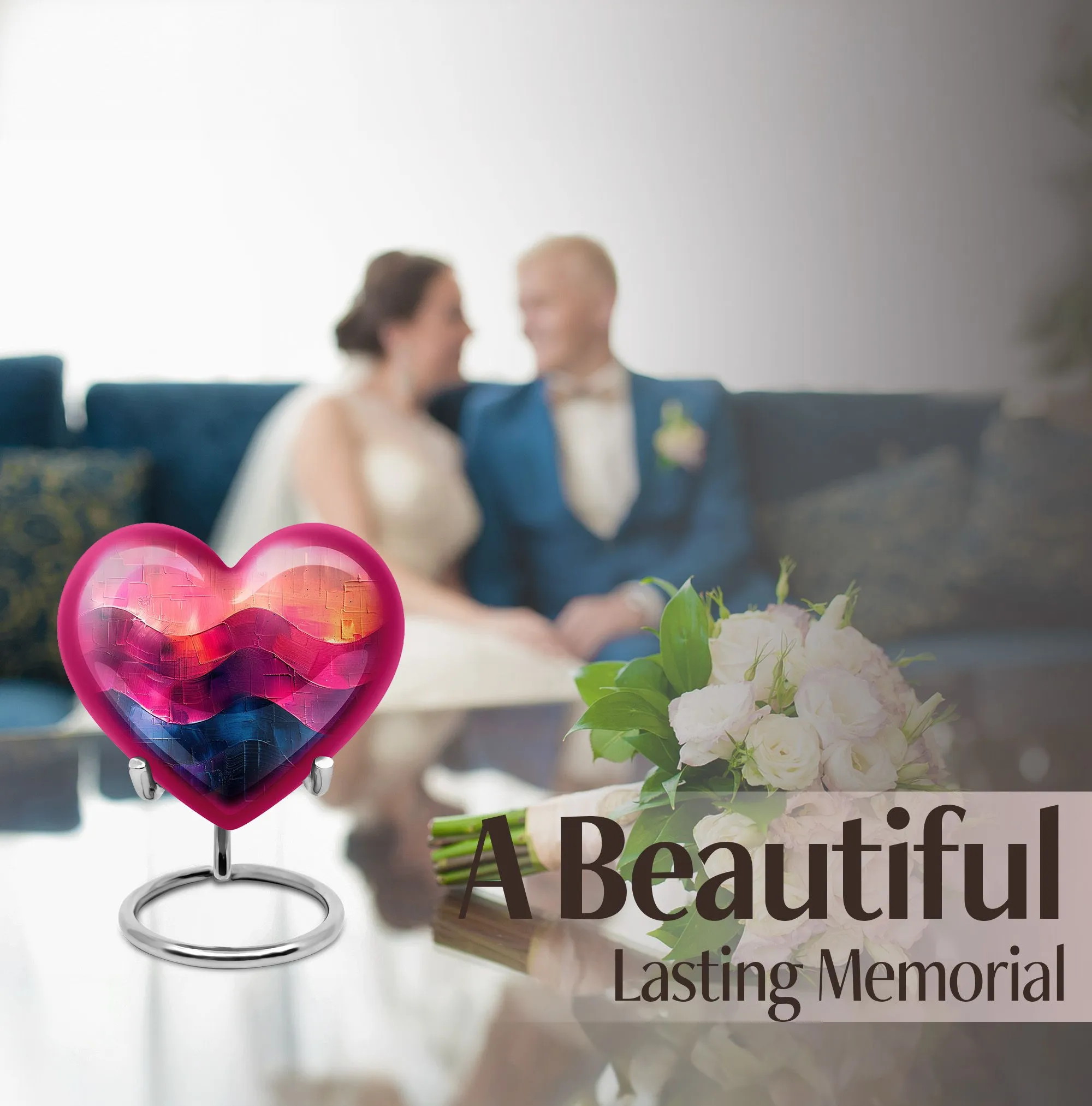 Pattern Urn Eminence - Cremation Urn for Men memorial urn