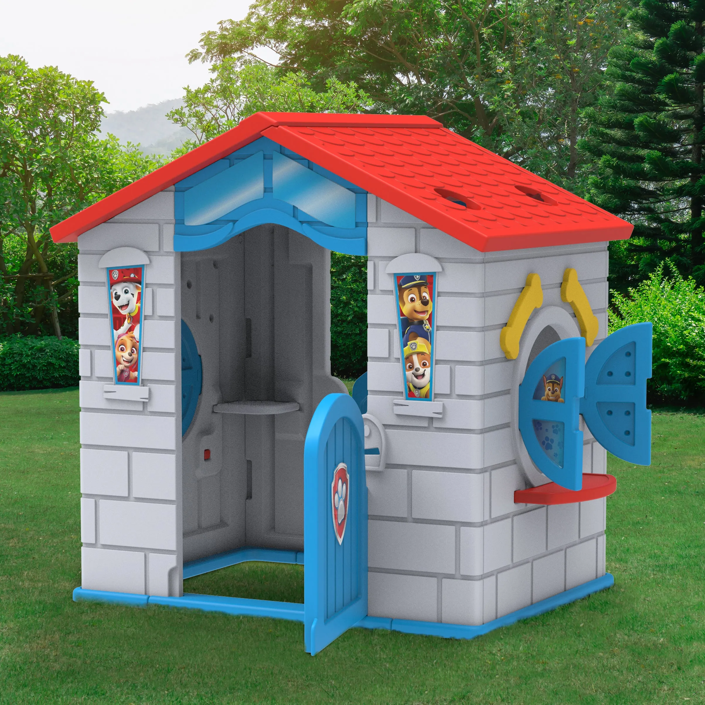 PAW Patrol Plastic Indoor/Outdoor Playhouse with Easy Assembly by Delta Children