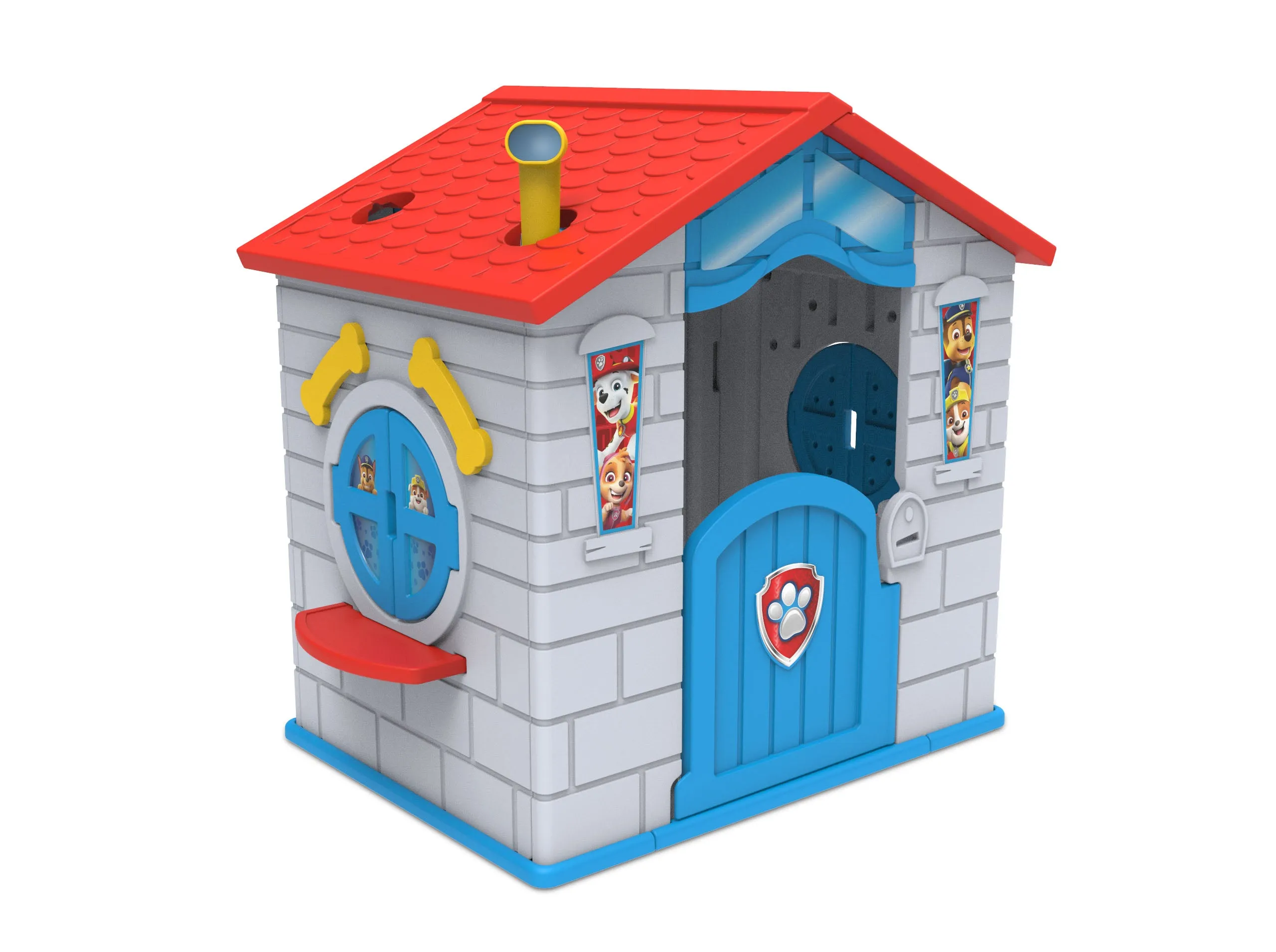 PAW Patrol Plastic Indoor/Outdoor Playhouse with Easy Assembly by Delta Children