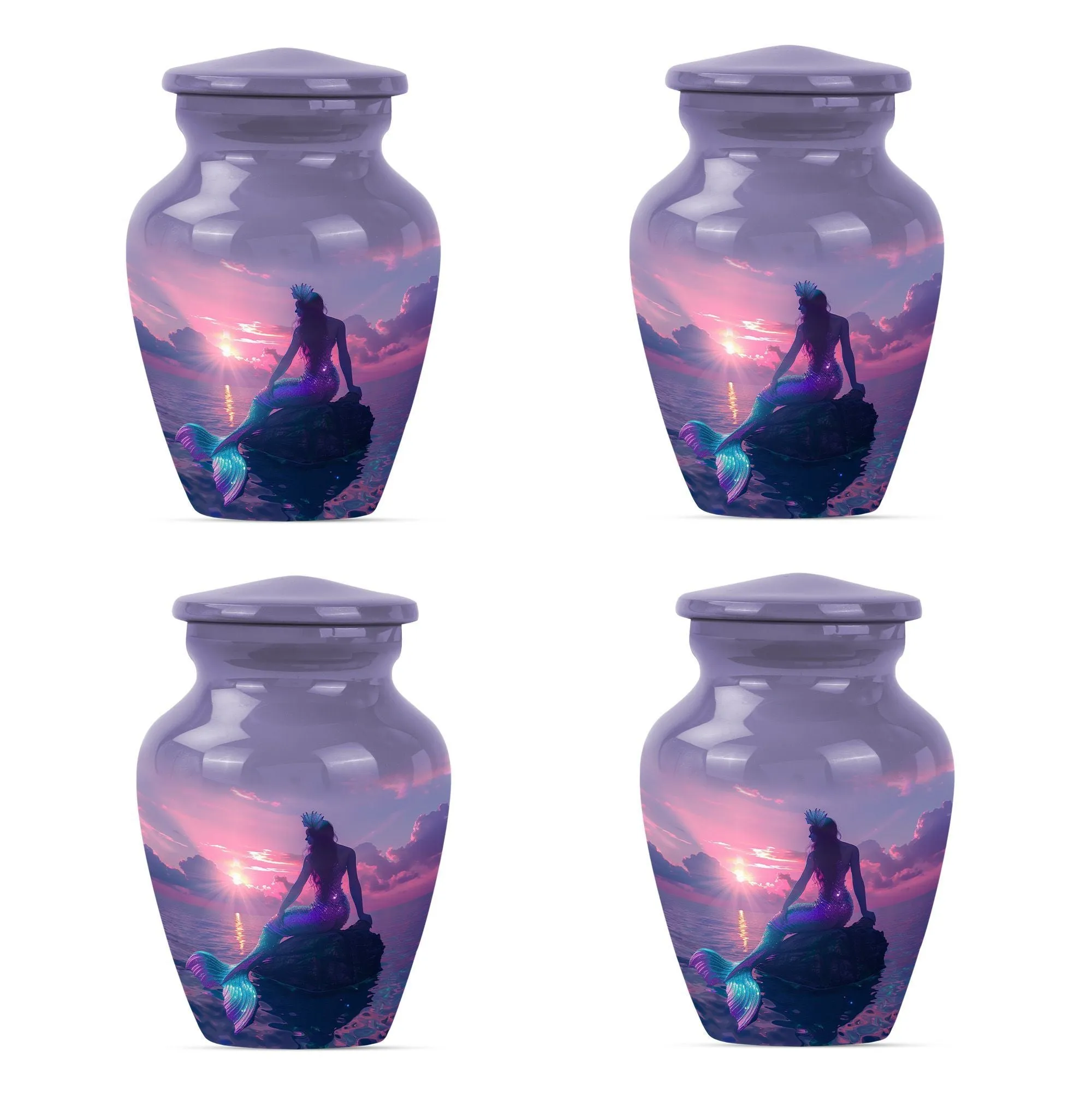 Peaceful Haven: Mermaid Urn for Human Ashes