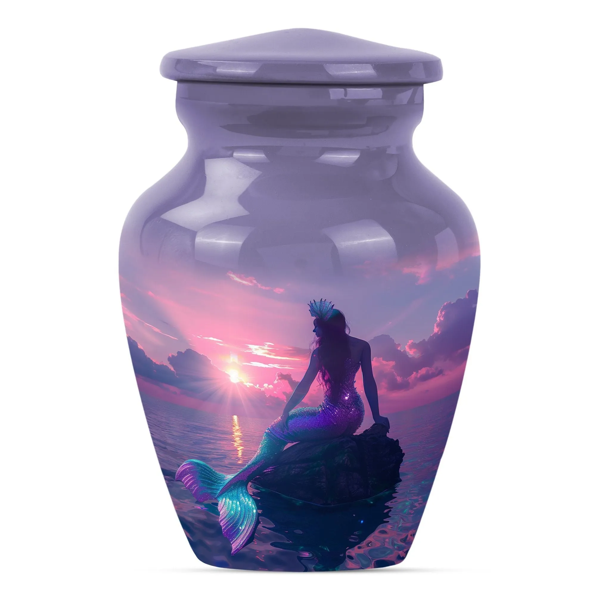 Peaceful Haven: Mermaid Urn for Human Ashes
