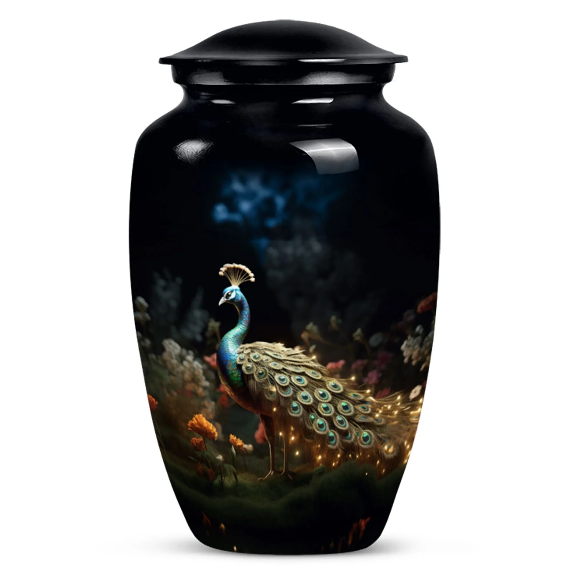 Peacock Urn for Ashes - Unique, Large, and Classic Cremation Urn