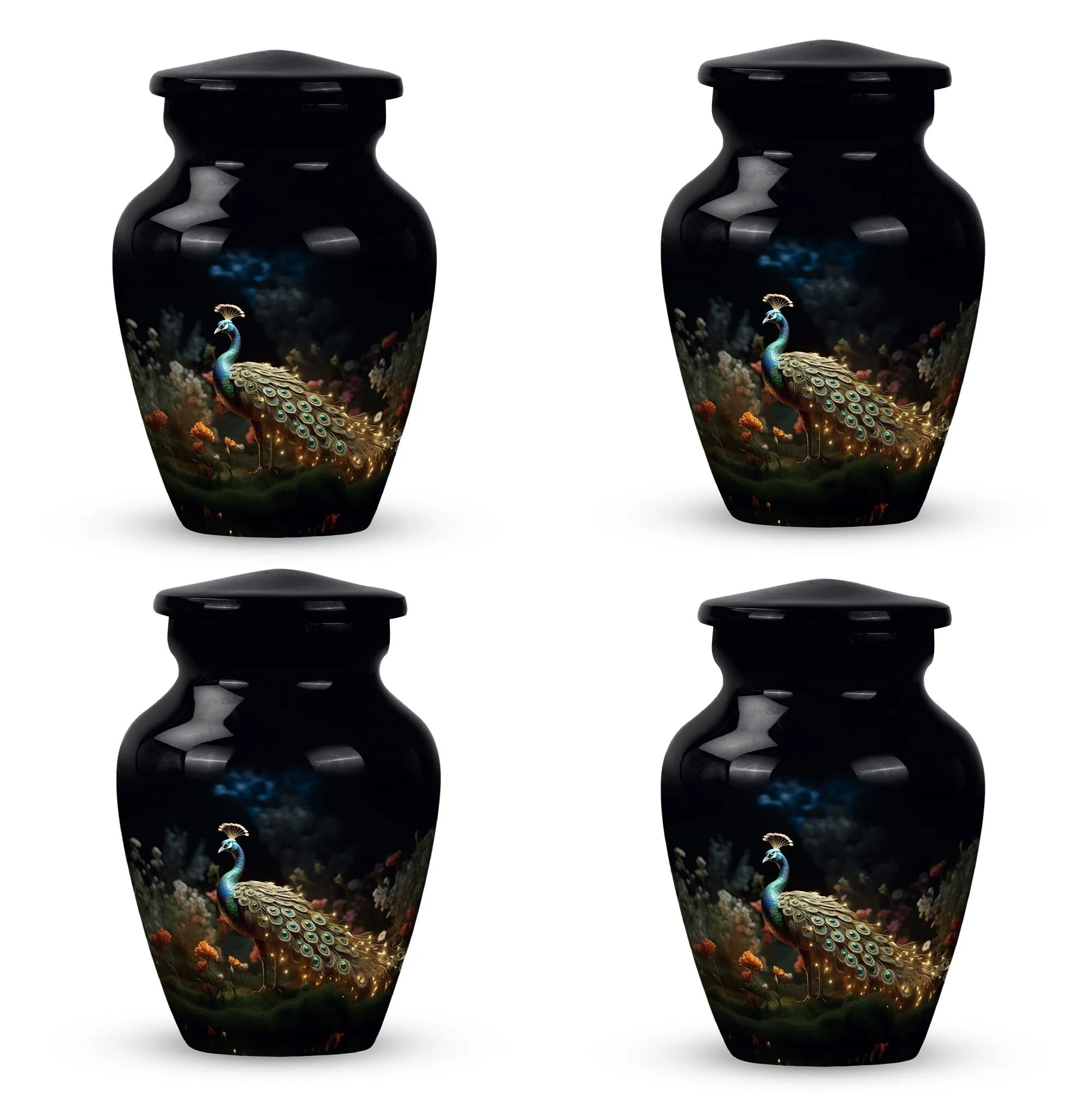 Peacock Urn for Ashes - Unique, Large, and Classic Cremation Urn