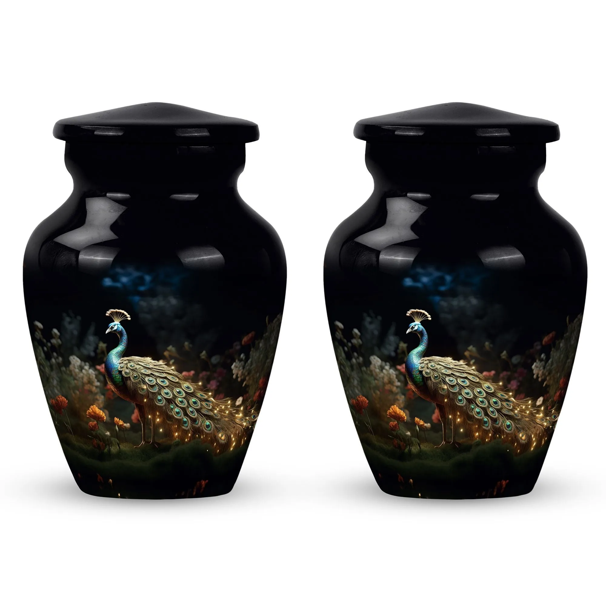 Peacock Urn for Ashes - Unique, Large, and Classic Cremation Urn