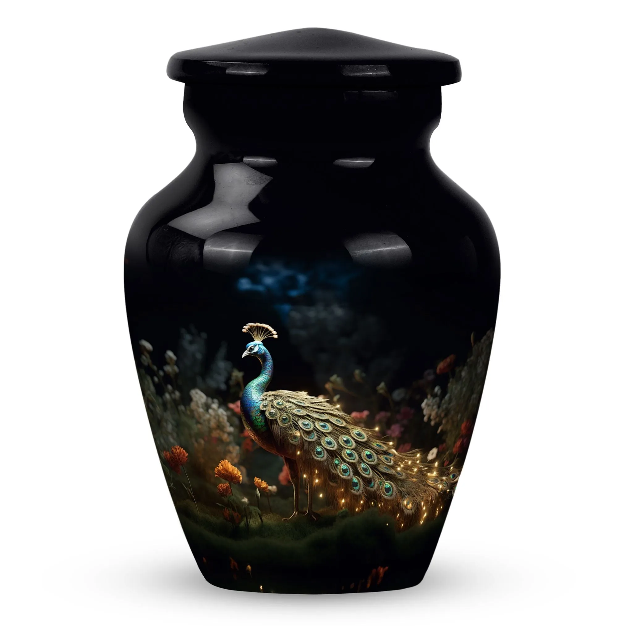 Peacock Urn for Ashes - Unique, Large, and Classic Cremation Urn