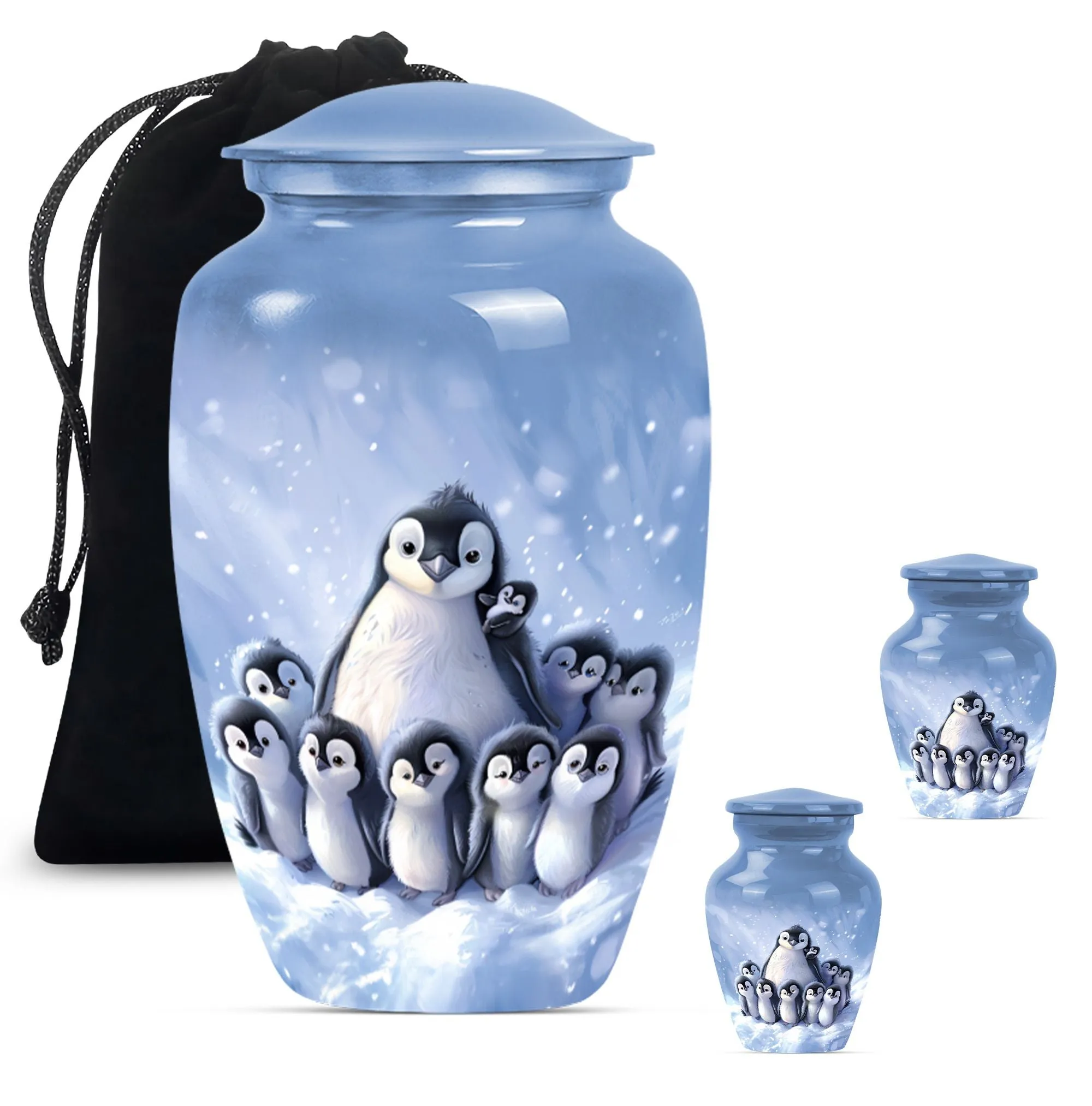 Penguin Urn: Unique Cremation Artifact for loving Memories