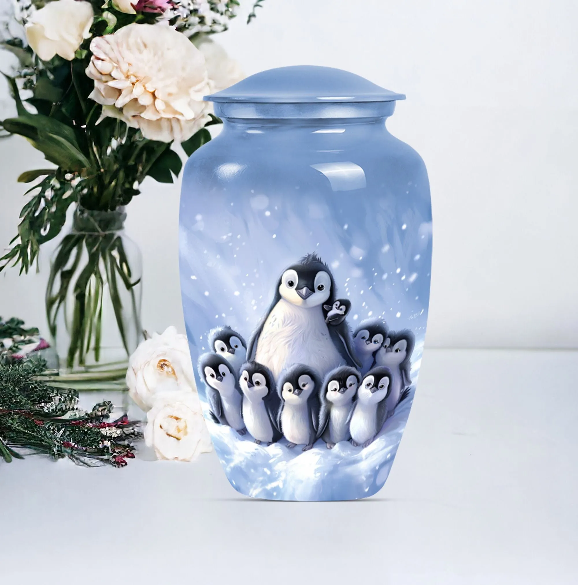 Penguin Urn: Unique Cremation Artifact for loving Memories