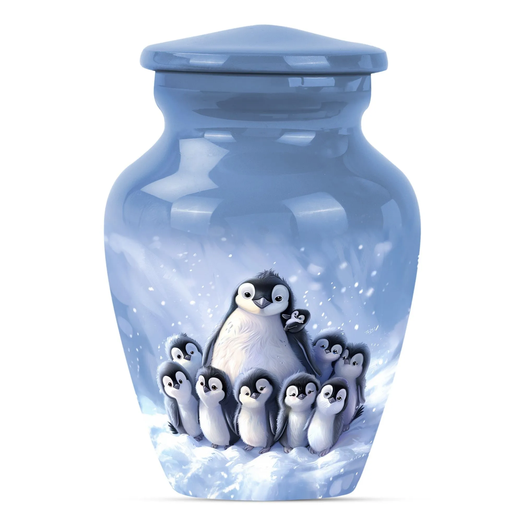 Penguin Urn: Unique Cremation Artifact for loving Memories