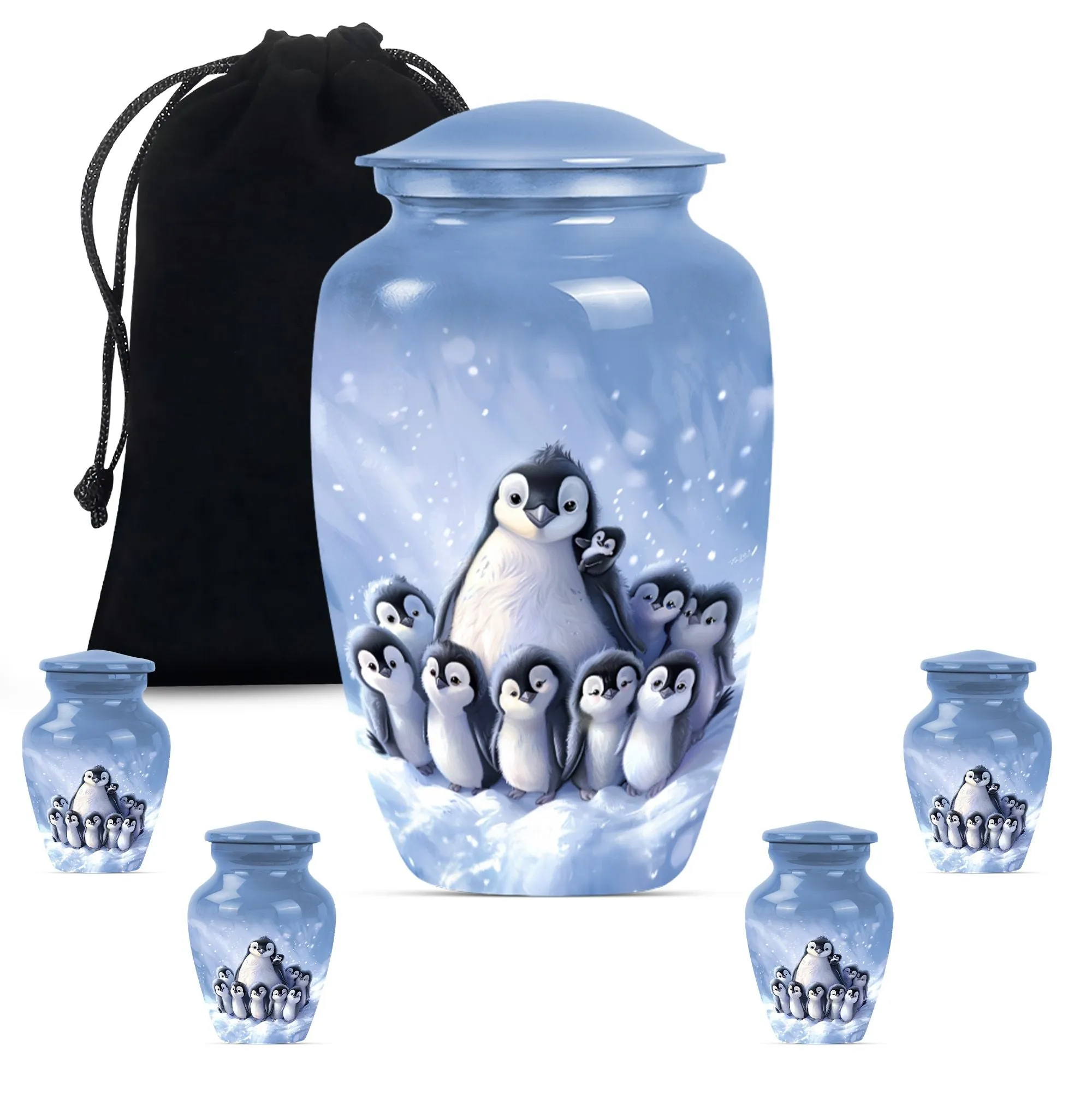 Penguin Urn: Unique Cremation Artifact for loving Memories