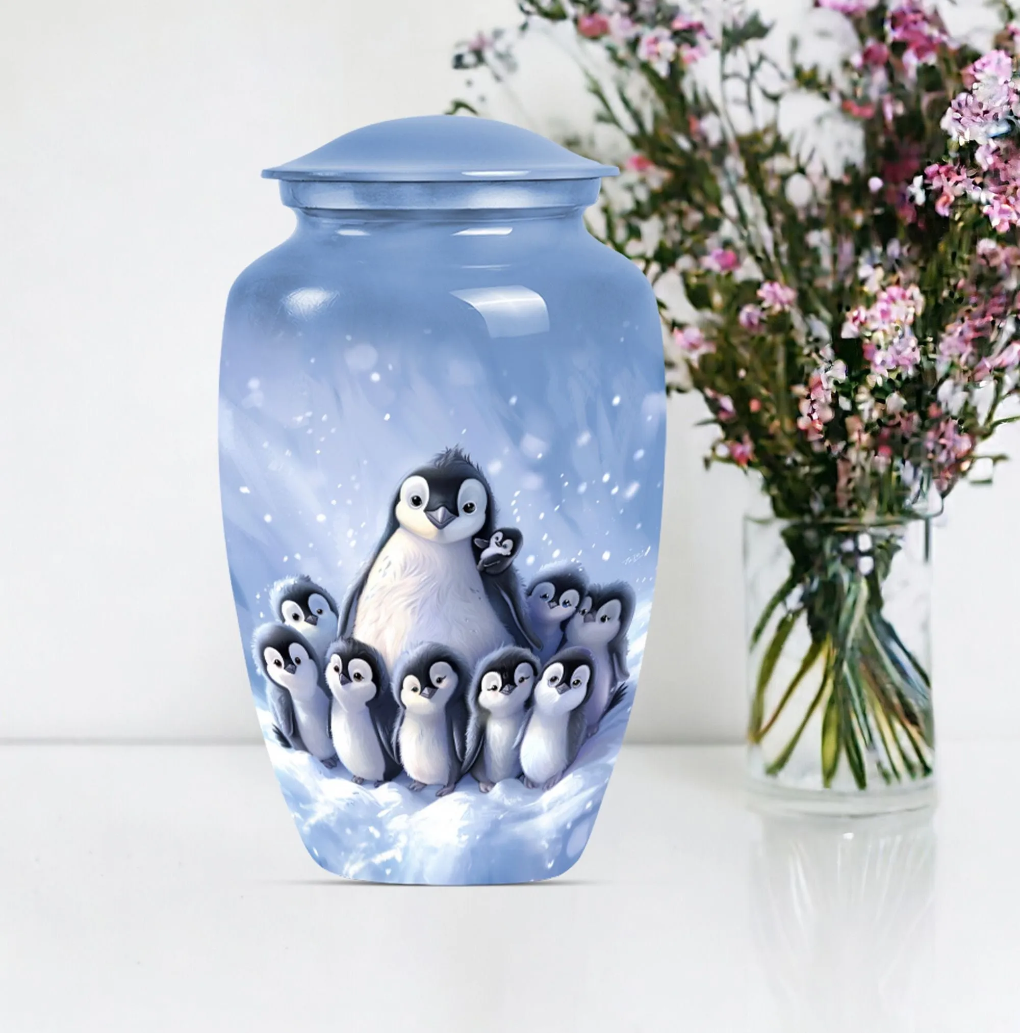 Penguin Urn: Unique Cremation Artifact for loving Memories