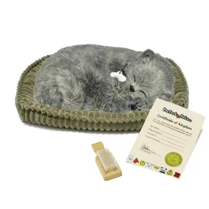 Perfect Petzzz Life-Like Stuffed Interactive Plush Toy, Gray