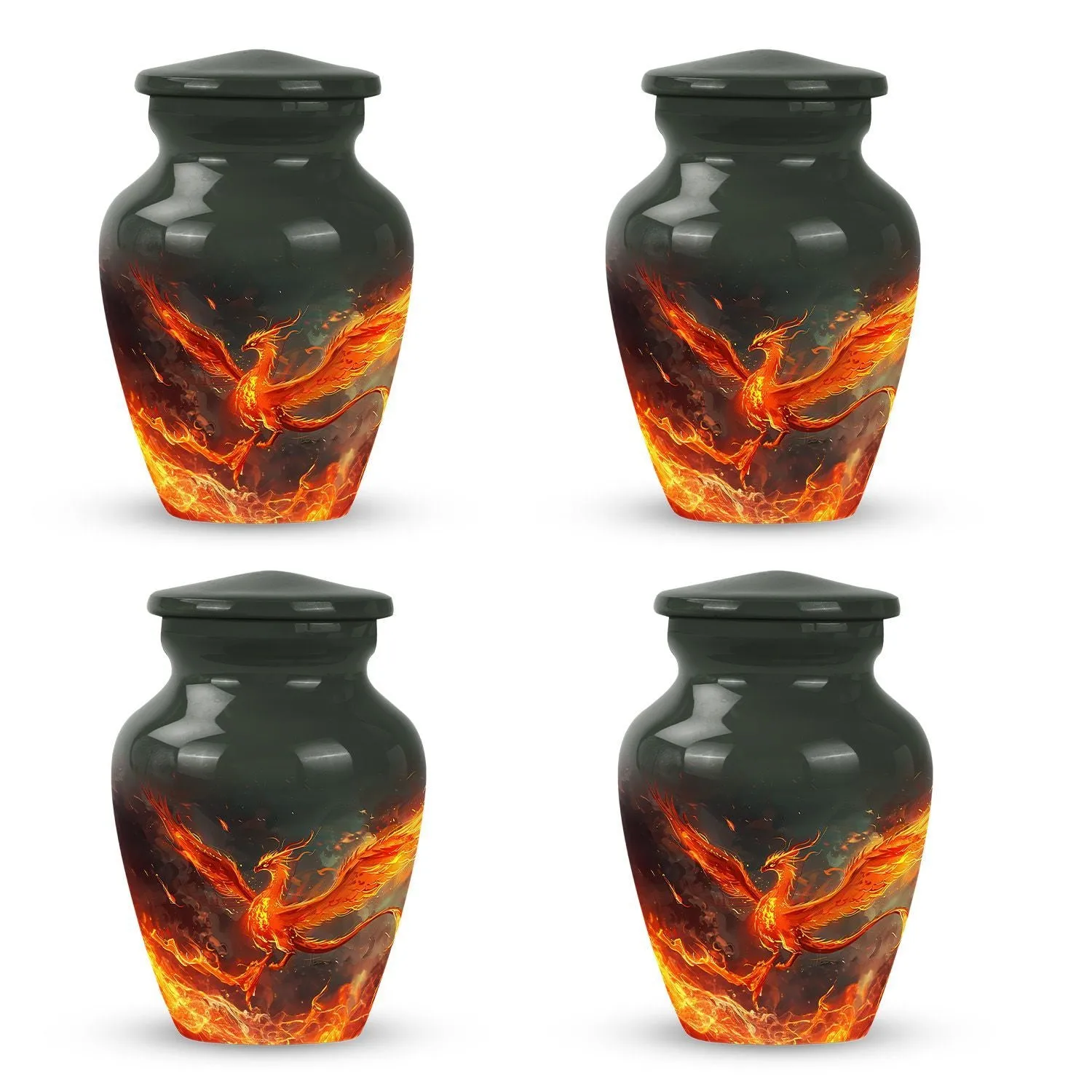 Phoenix Urn for Mom - Unique Memorial Funeral Remembrance