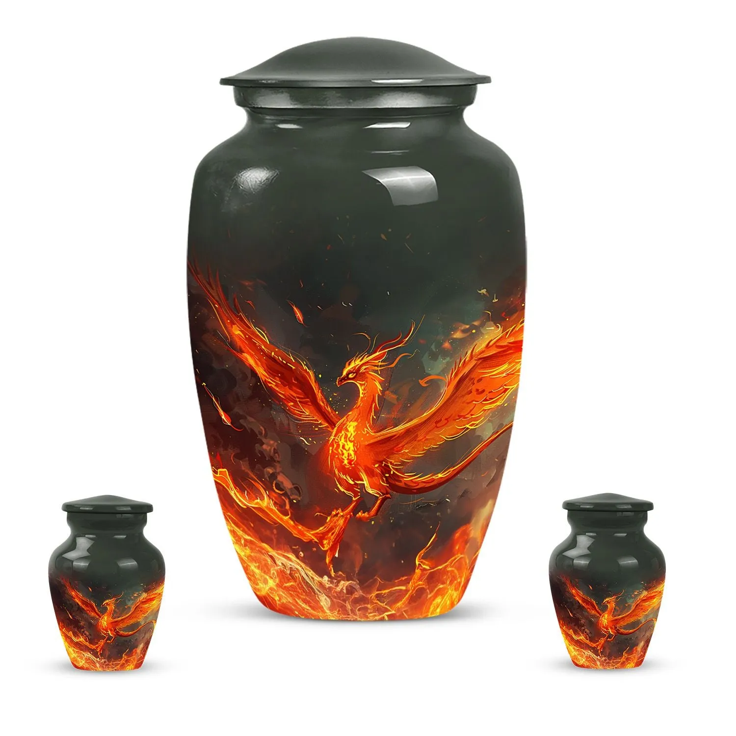 Phoenix Urn for Mom - Unique Memorial Funeral Remembrance