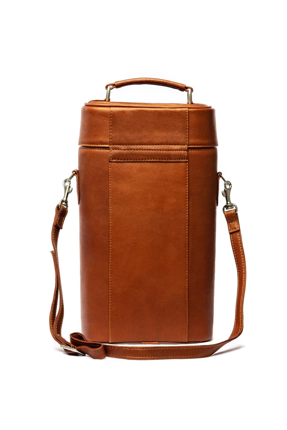 Piel Leather Double Deluxe Wine Carrier
