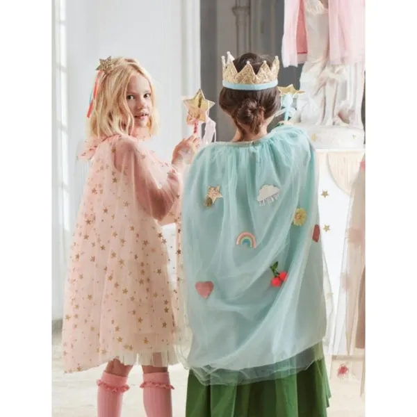 Pink Star Tulle Cape