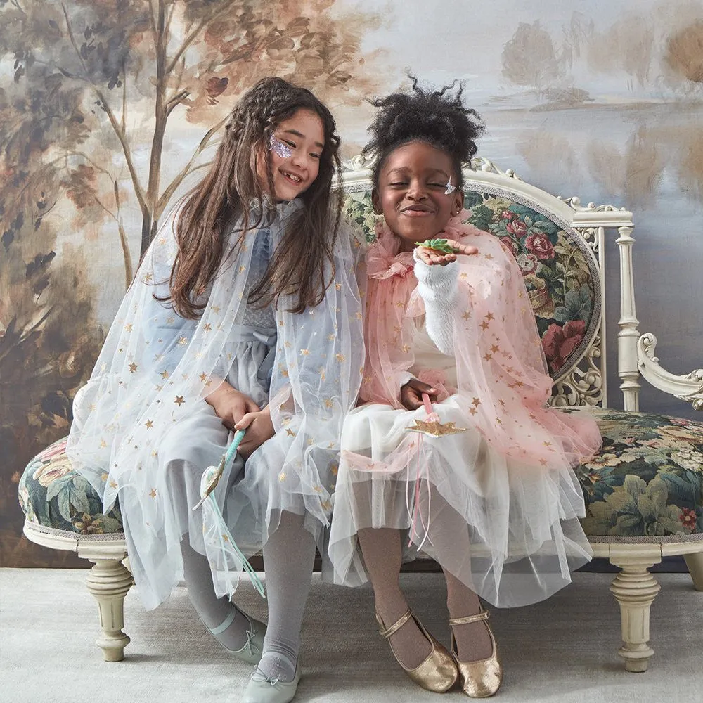Pink Star Tulle Cape