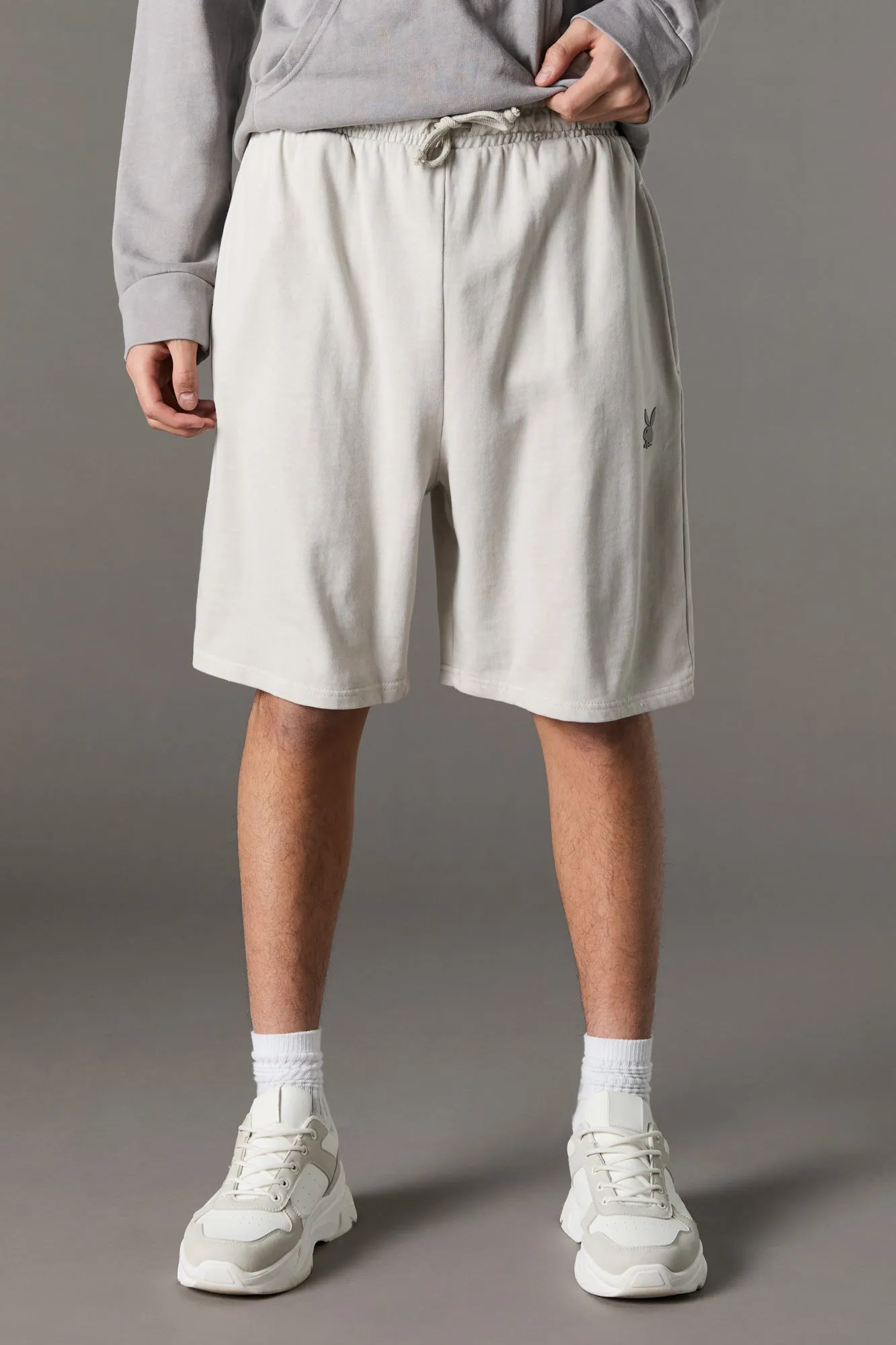 Playboy High Density Washed Fleece Short