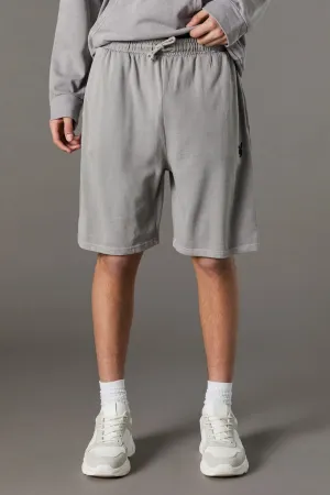 Playboy High Density Washed Fleece Short