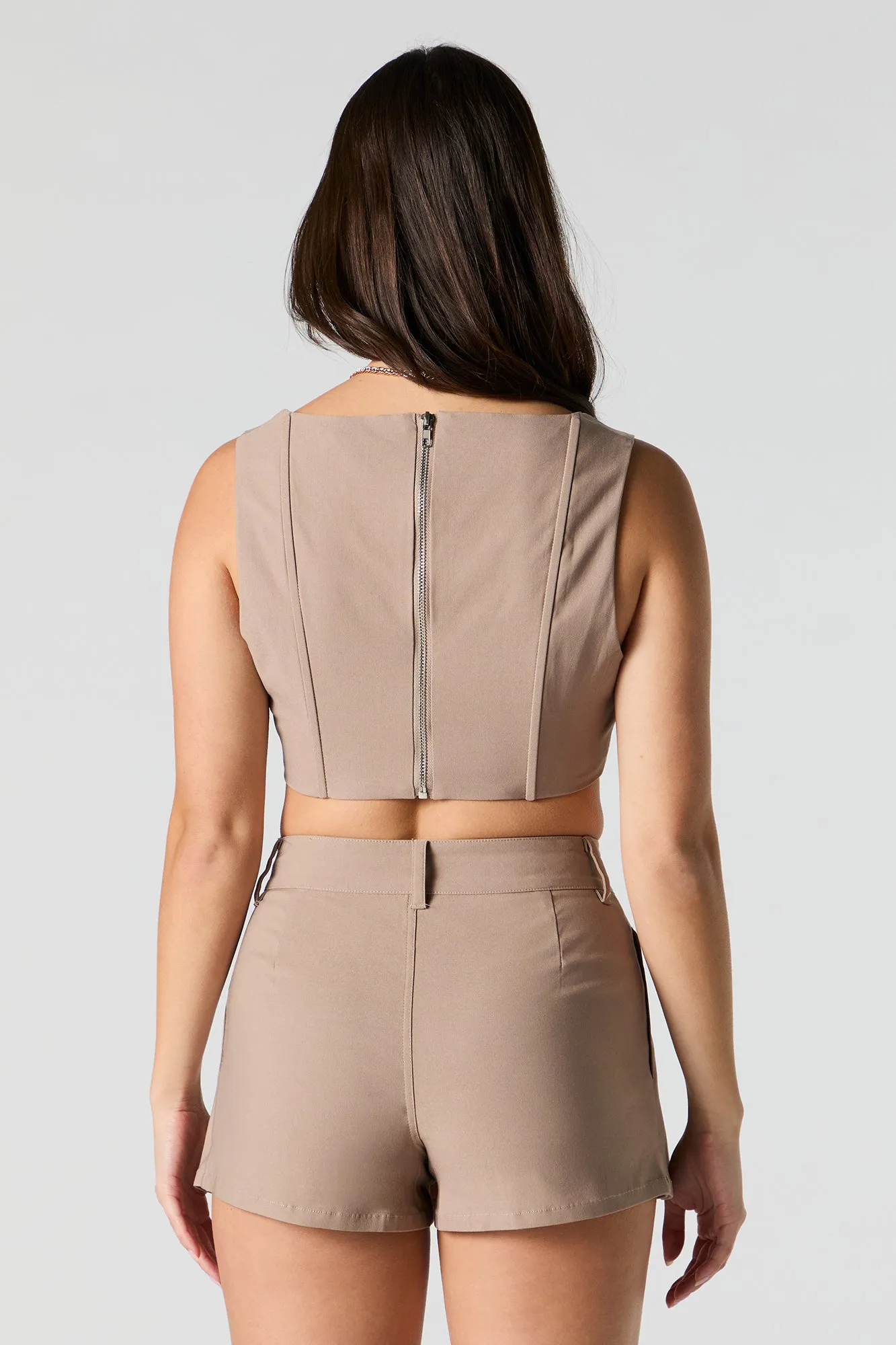 Pleated Mini Skort