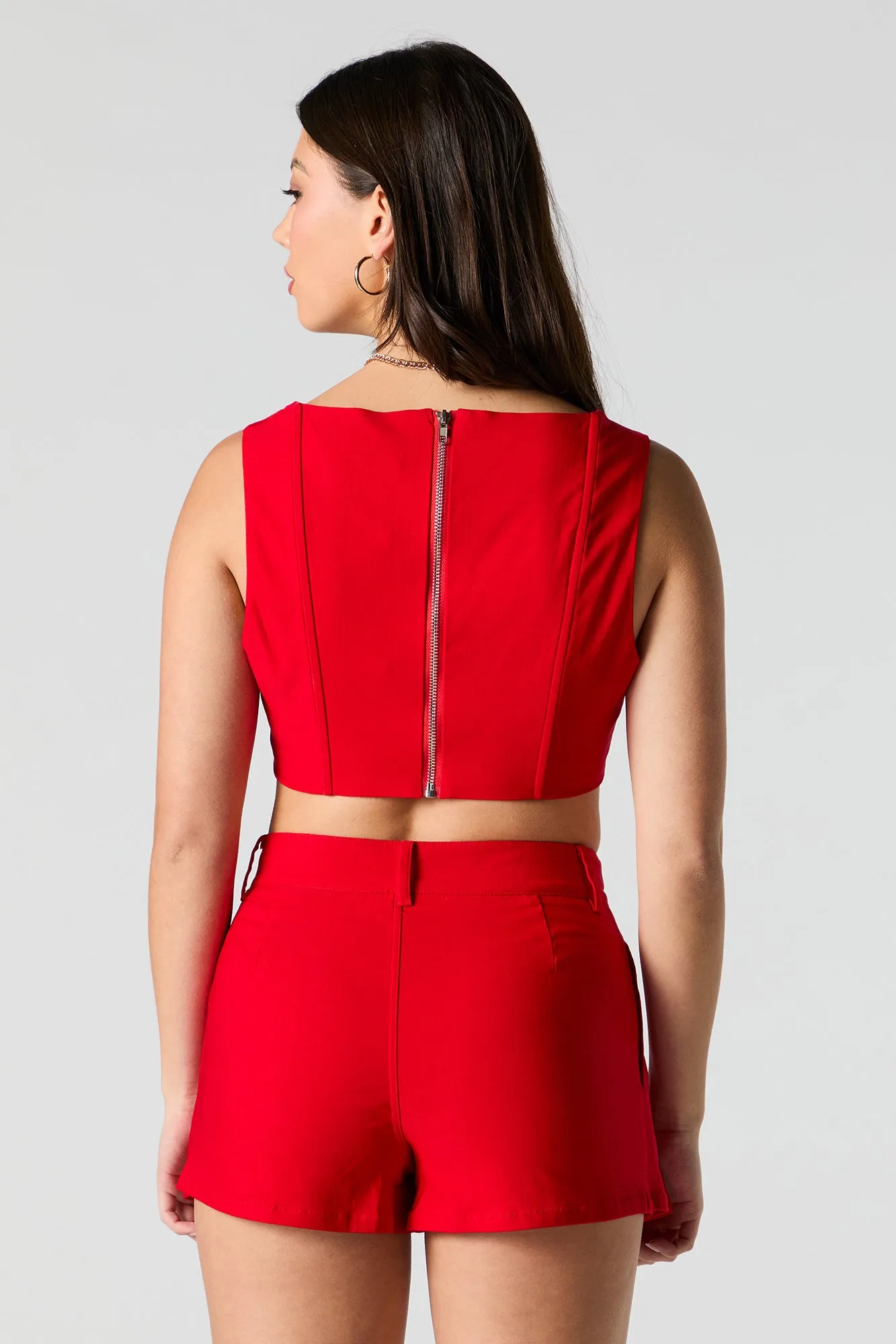 Pleated Mini Skort