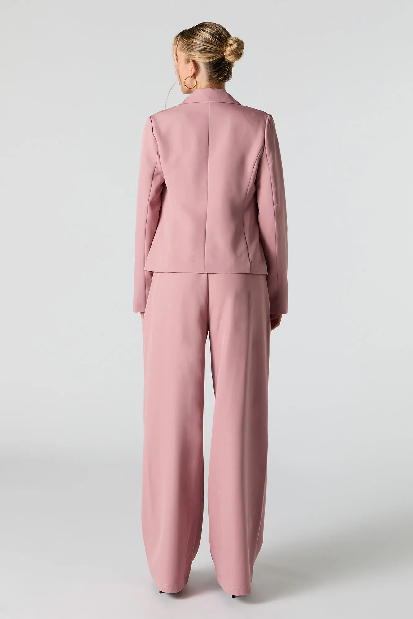 Pleated Wide Leg Dress Pant
