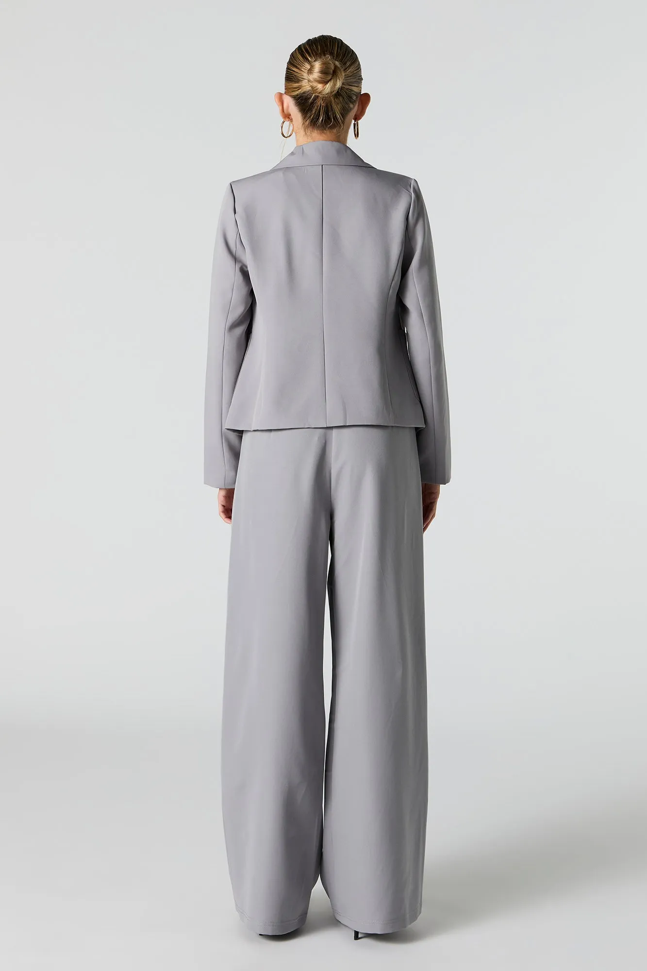 Pleated Wide Leg Dress Pant