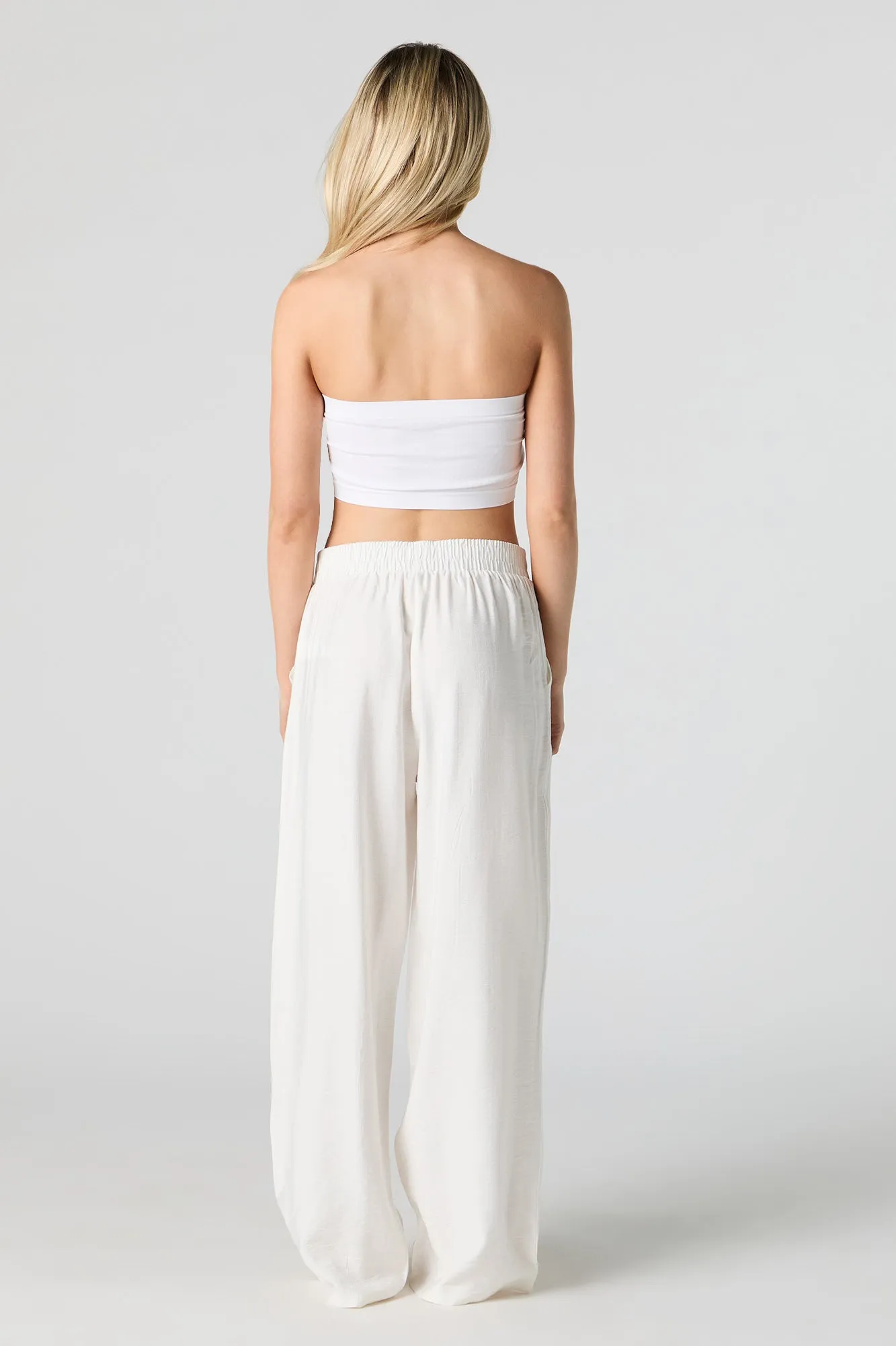 Pleated Wide Leg Pant