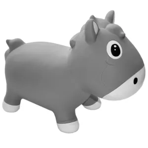 Pop It Up: Kidzzfarm Bouncy Horse Junior - Grey - Inflatable Animal Hopper