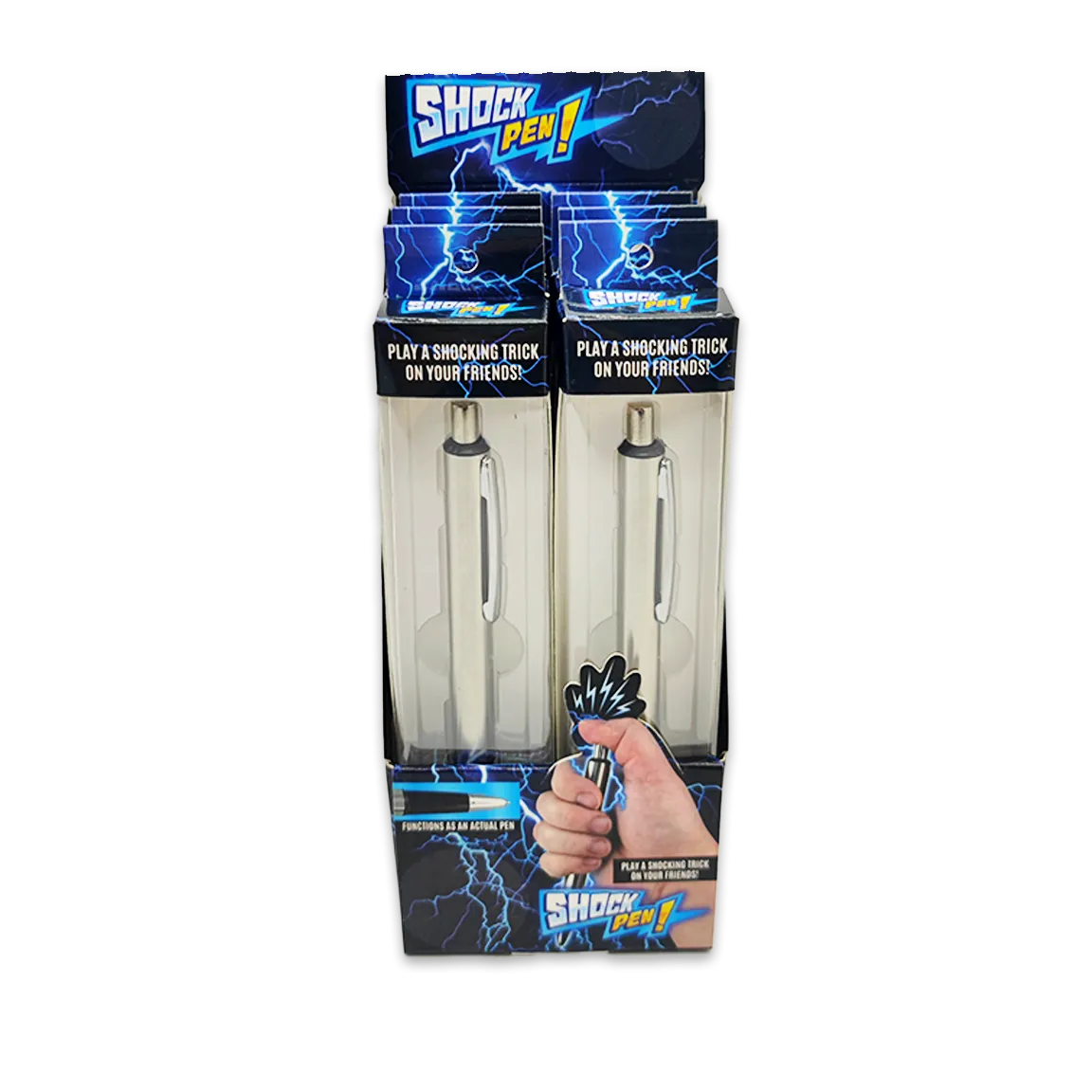 Practical Joke Gag Shock Pen - 6 Pieces Per Retail Ready Display 25147