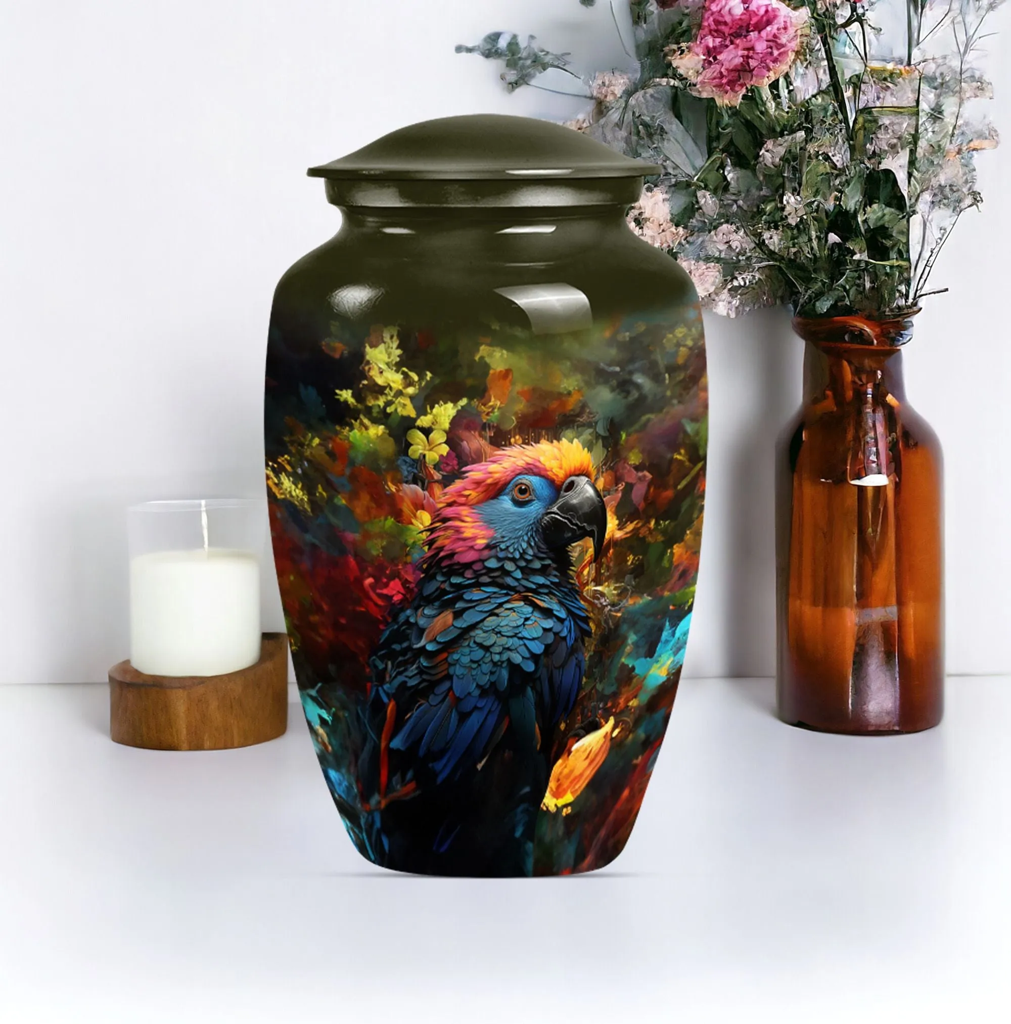 Puffin Bird Elegy - Lasting Tribute Cremation Urn For Ashes
