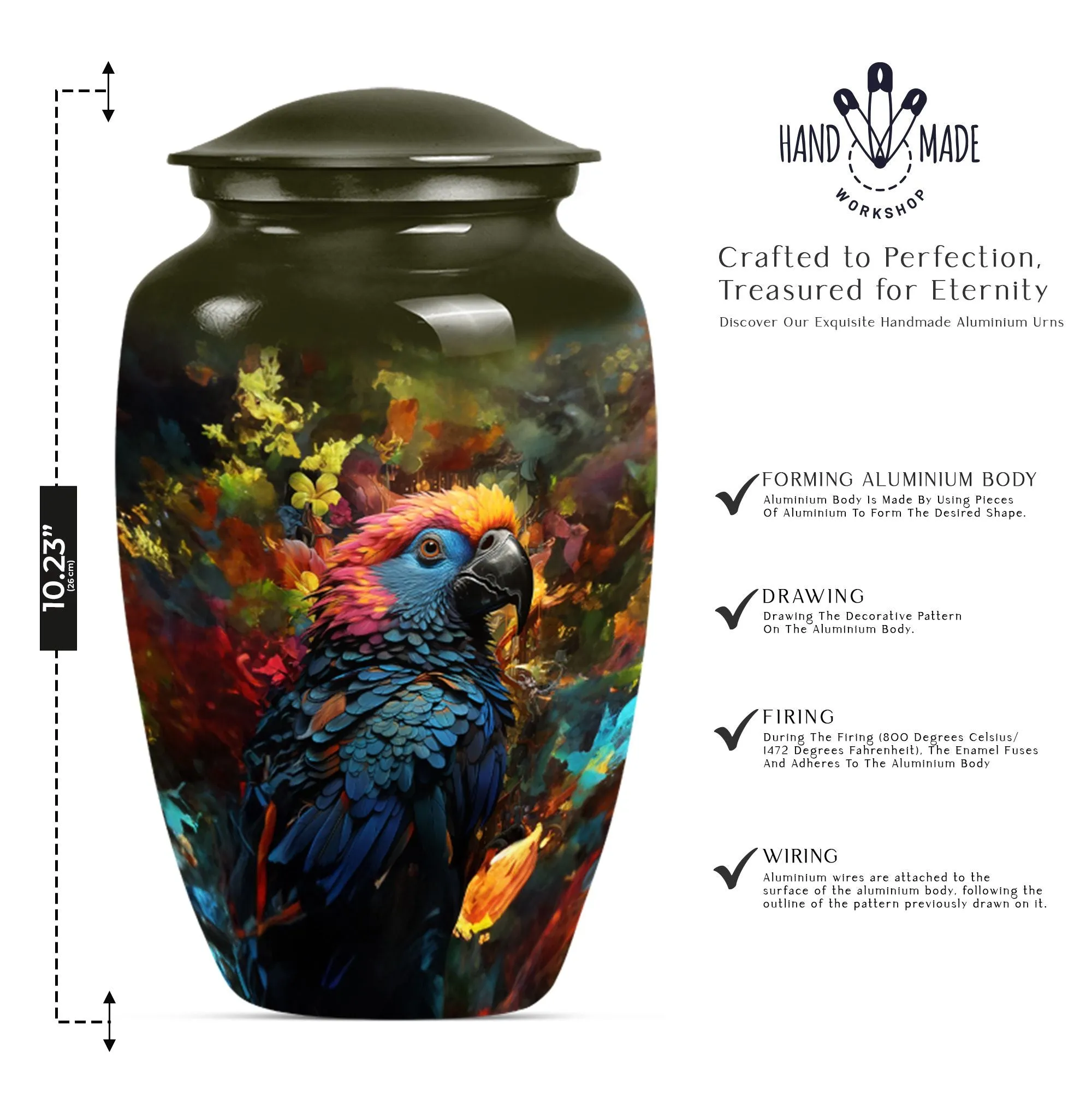 Puffin Bird Elegy - Lasting Tribute Cremation Urn For Ashes