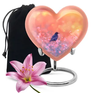 Puffin Bird Tribute - Cremation Urn for Human Ash Memorial