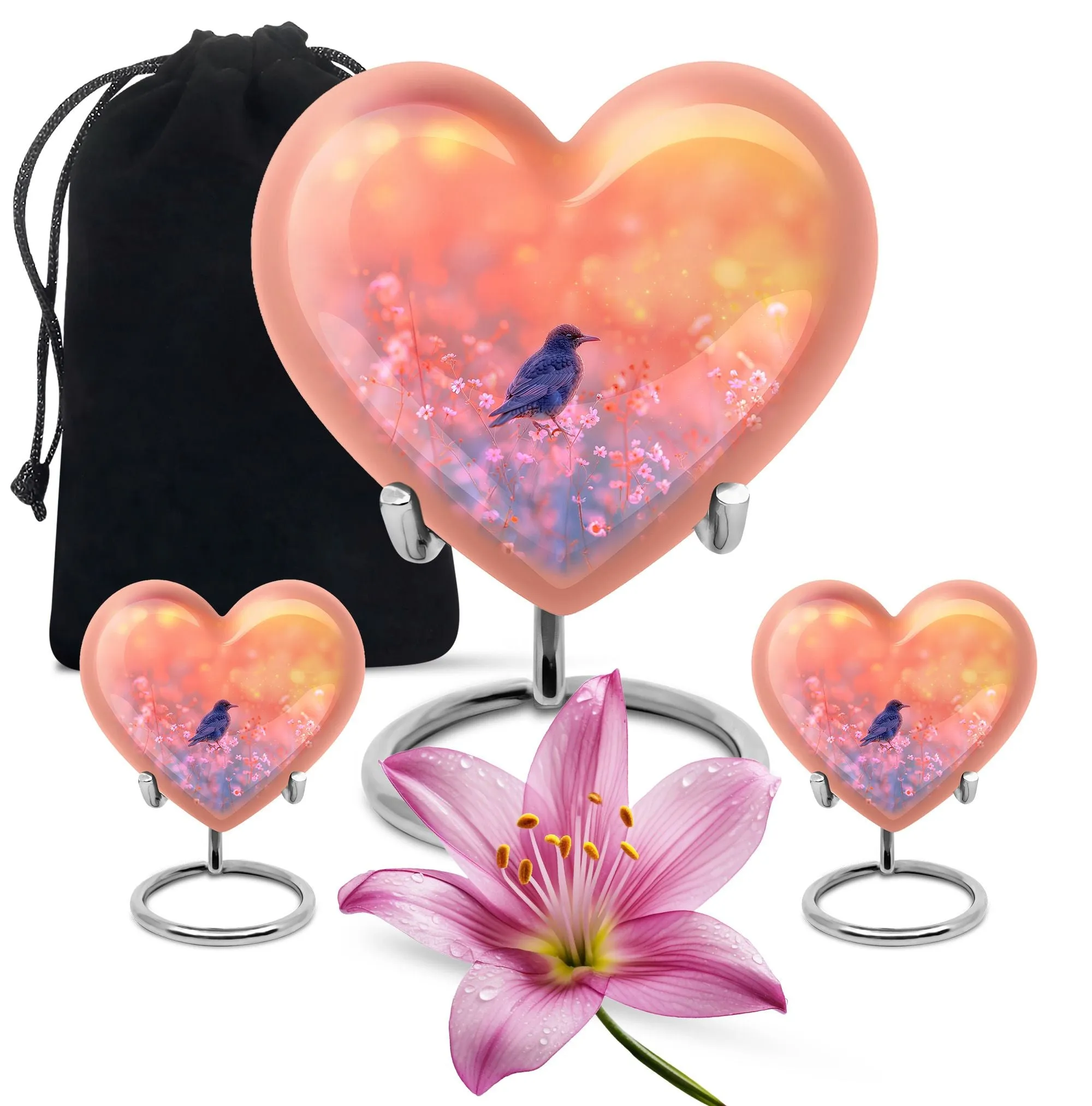 Puffin Bird Tribute - Cremation Urn for Human Ash Memorial