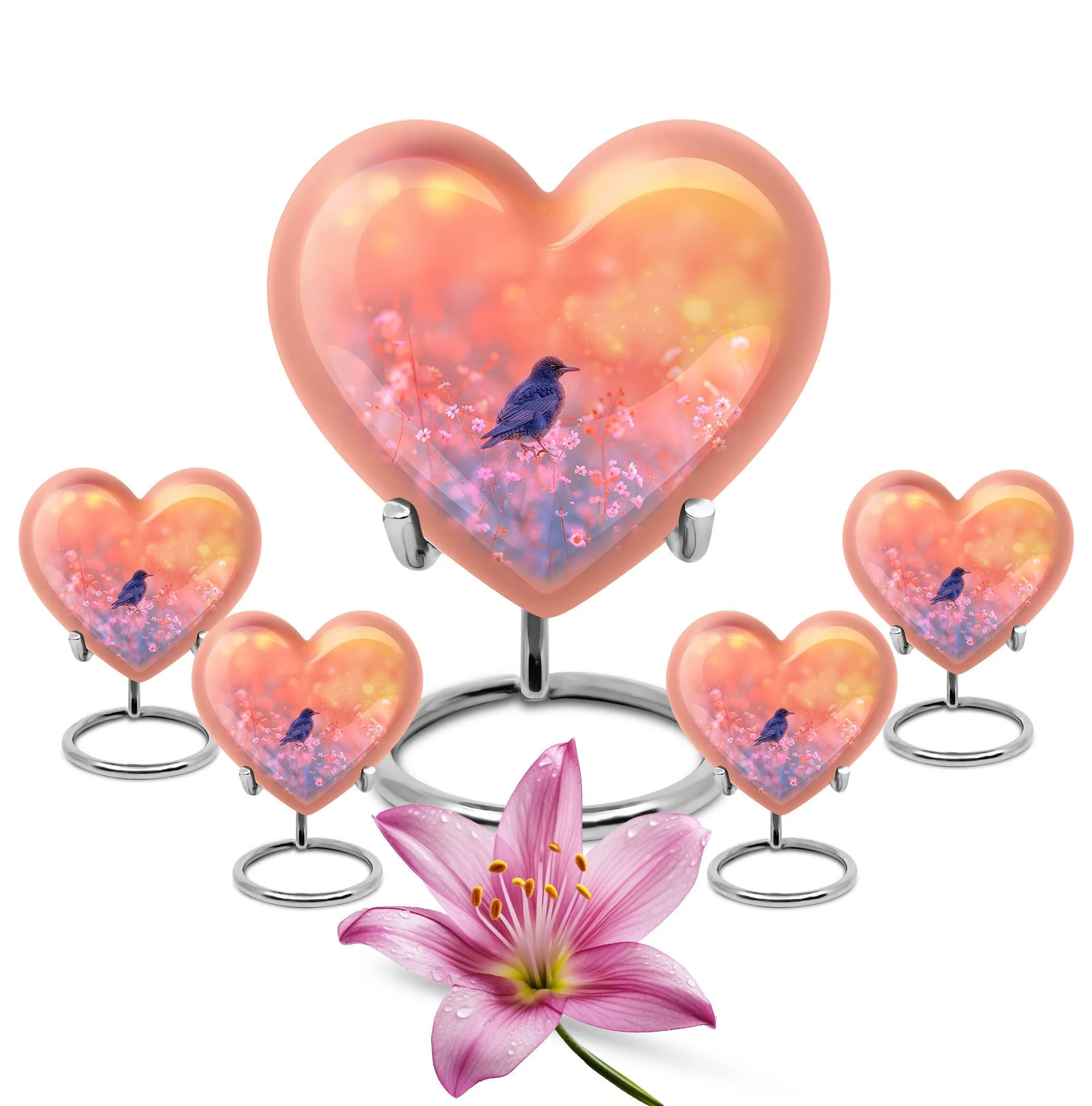 Puffin Bird Tribute - Cremation Urn for Human Ash Memorial