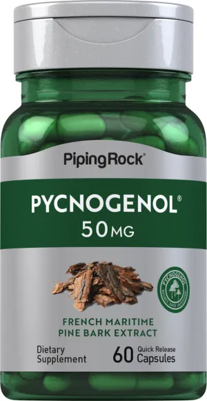 Pycnogenol, 50 mg, 60 Quick Release Capsules