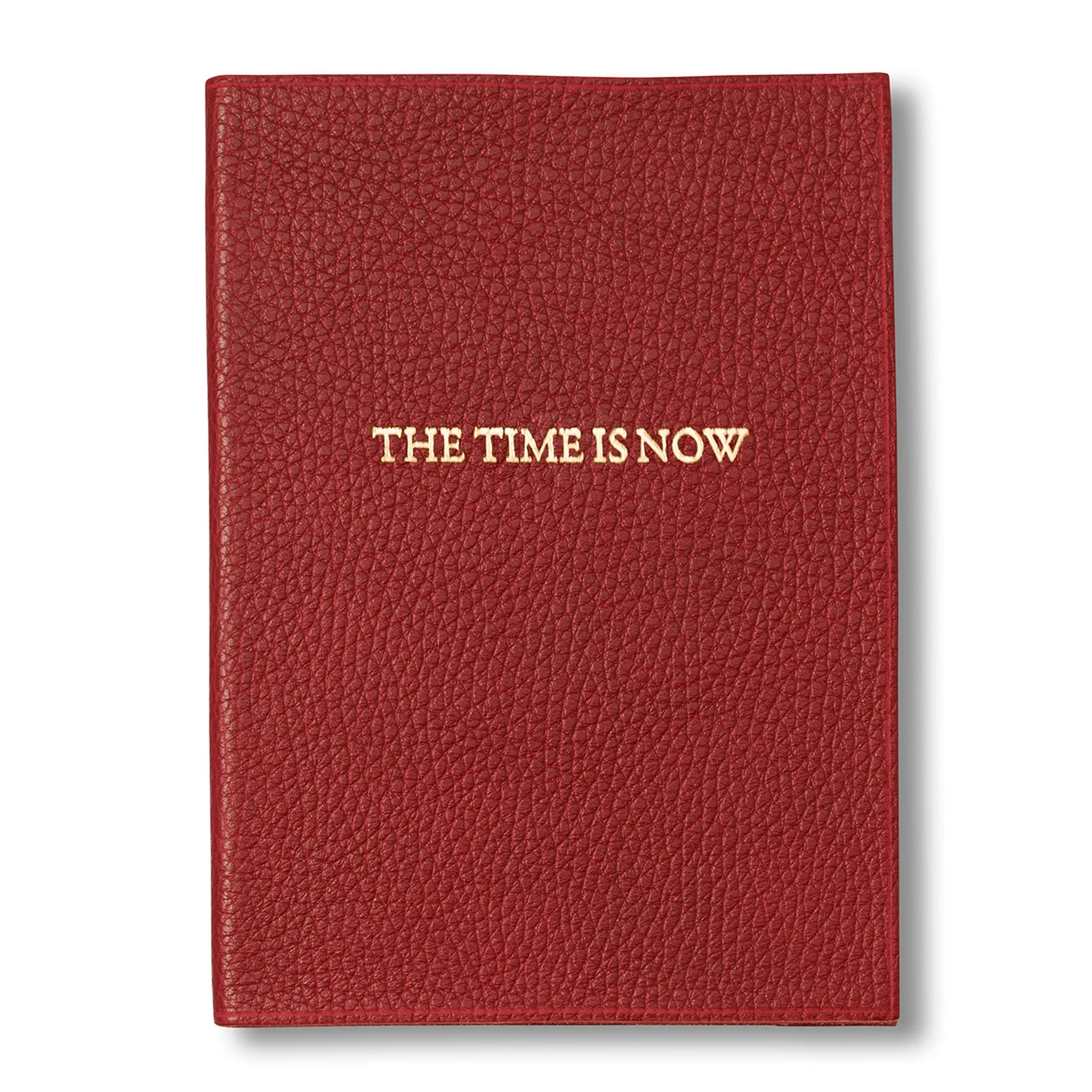 "The Time is Now" Leather Journal