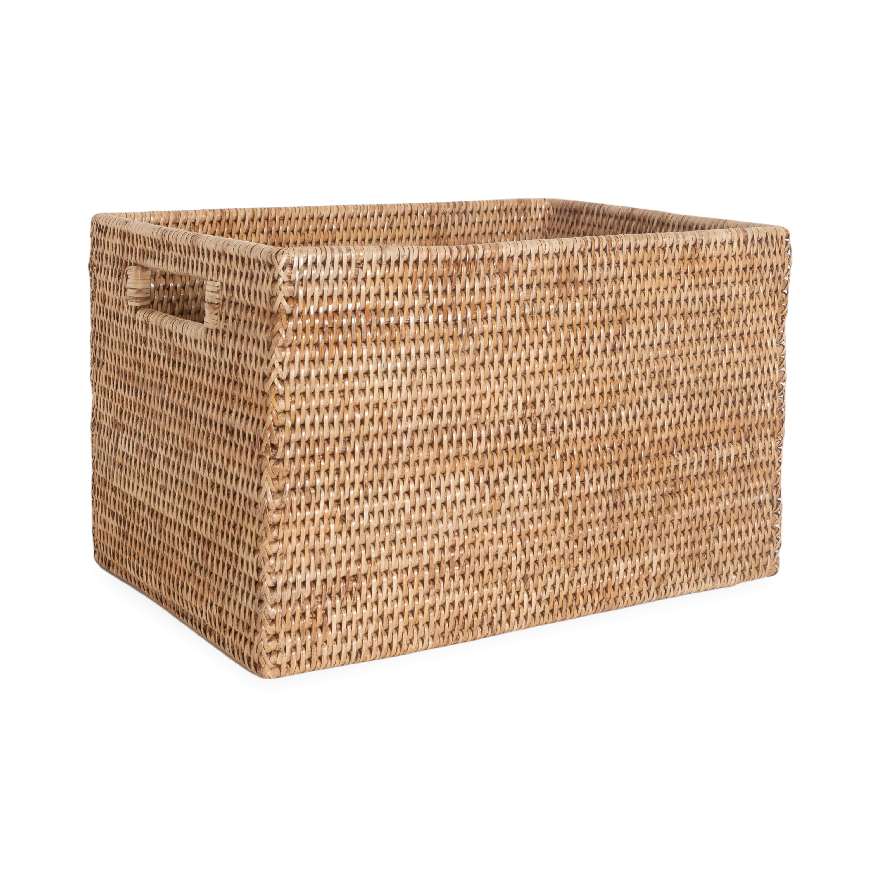 Rattan Open Basket