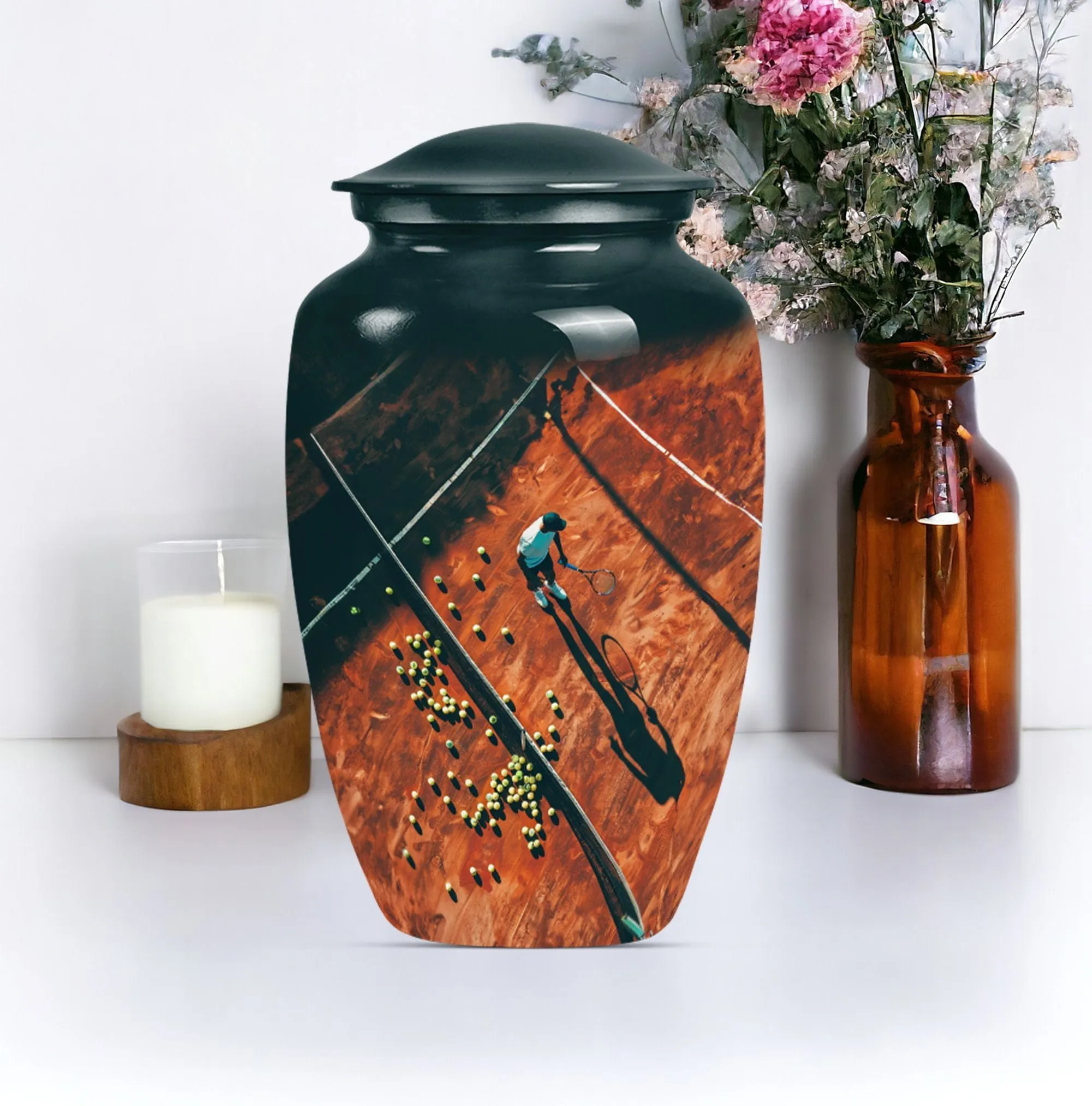 Recall the Love Tennis Urn | Forever Memorial Cremation Container