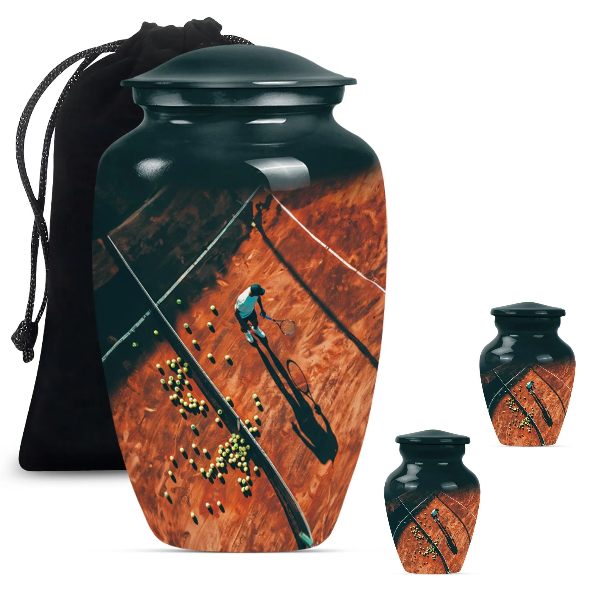 Recall the Love Tennis Urn | Forever Memorial Cremation Container