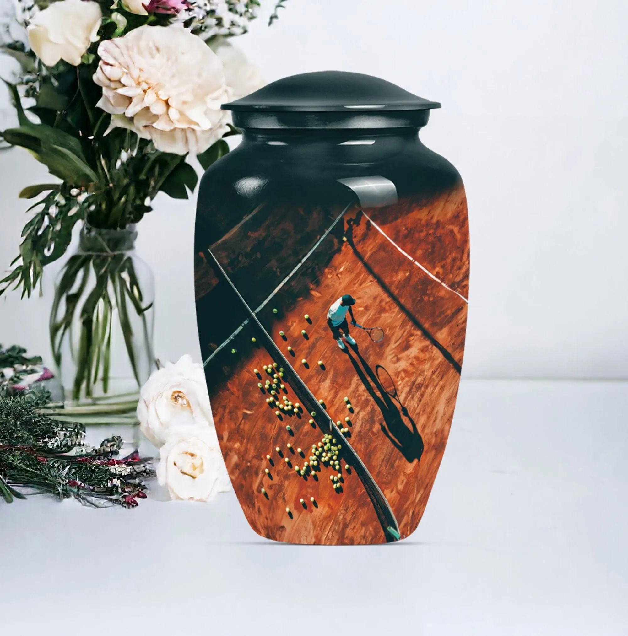 Recall the Love Tennis Urn | Forever Memorial Cremation Container